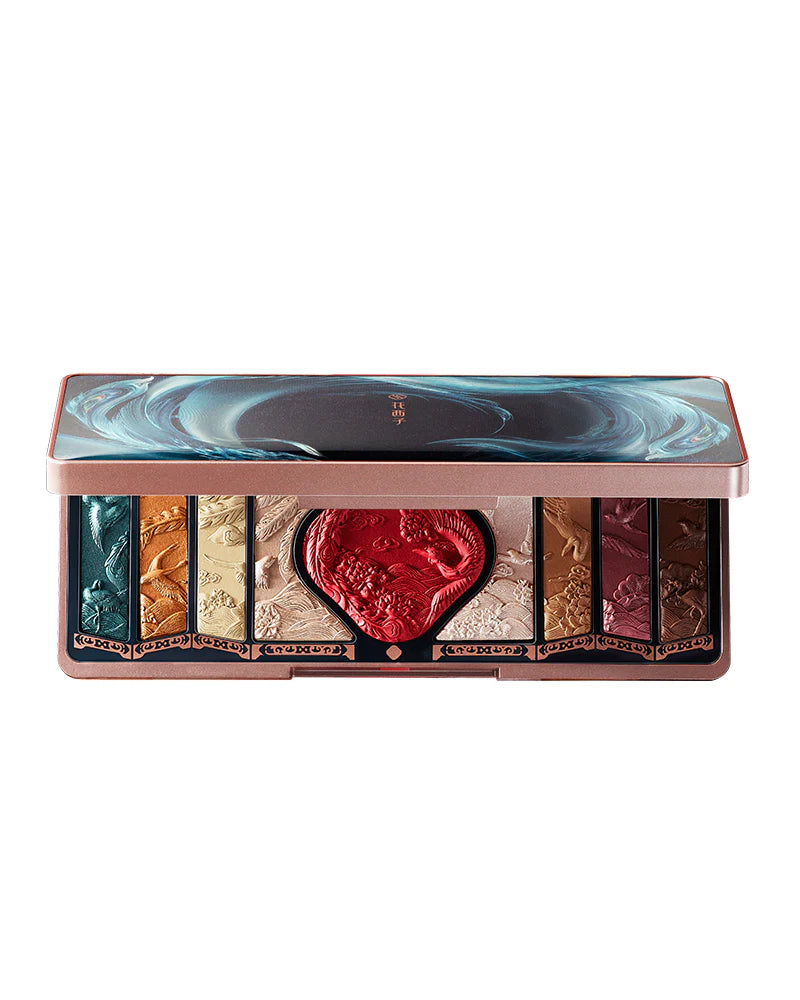 Floral Engraving Phoenix Makeup Palette - Florasis / Paleta de ojos