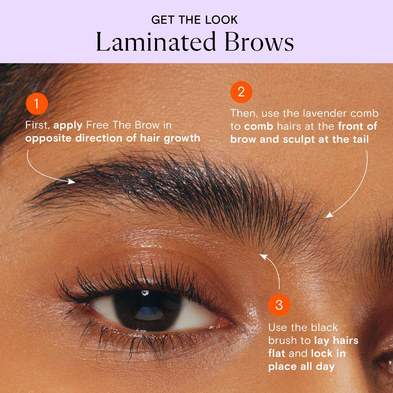 *PREORDEN: Free The Brow Volumizing & Laminating Brow Gel - Kulfi / Gel de fijación y modelado de cejas con efecto de laminación