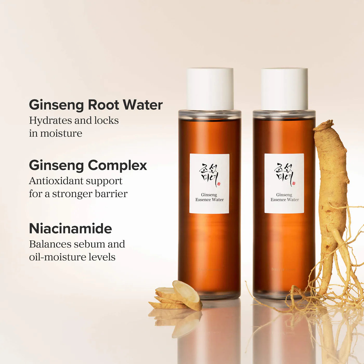 *PREORDEN: Ginseng Water Hydrating Toner Essence For Dull and Dry Skin - Beauty of Joseon / Tónico hidratante