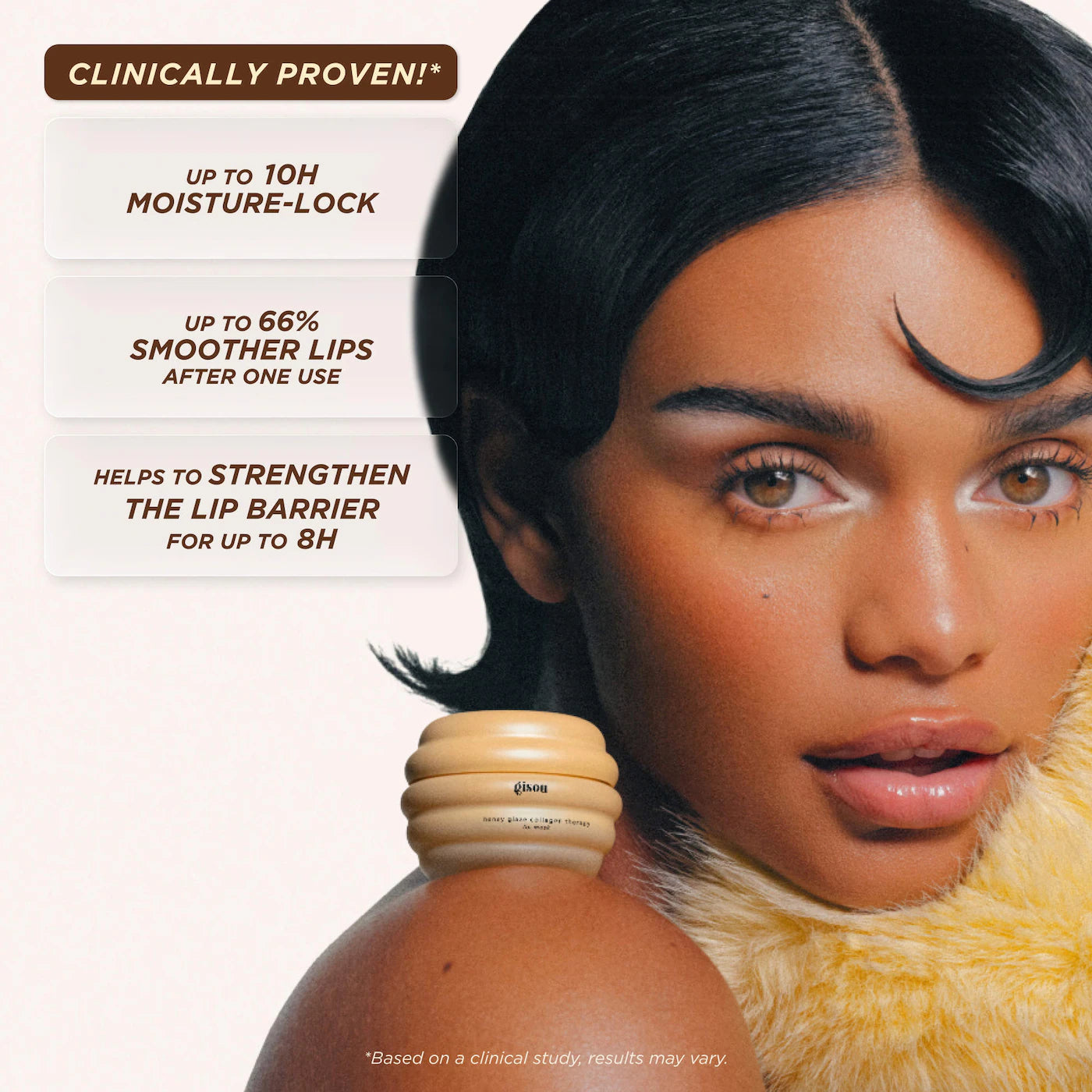 *PREORDEN: Honey Glaze Collagen Therapy Lip Mask - Gisou / Tratamiento nutritivo de labios