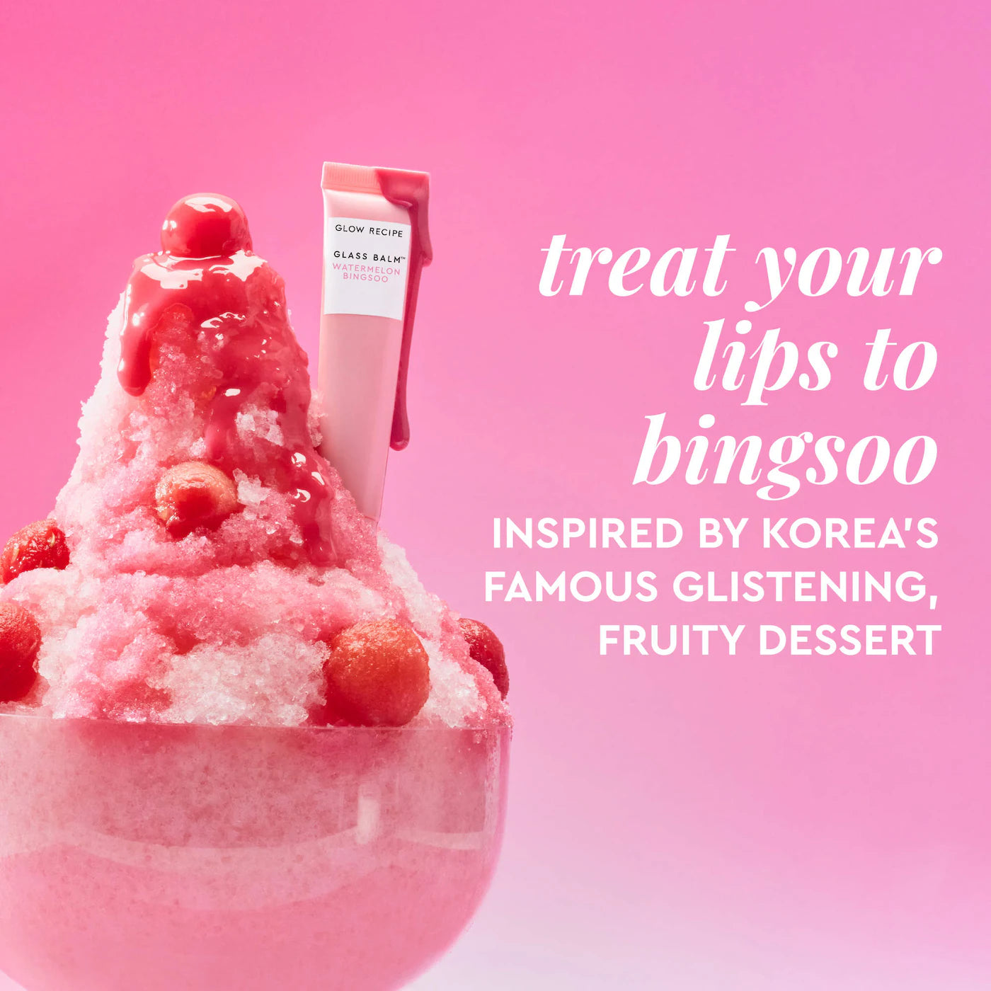 Glass Balm Lip Treatment for Shine & Hydration - Glow Recipe / Bálsamo hidratante