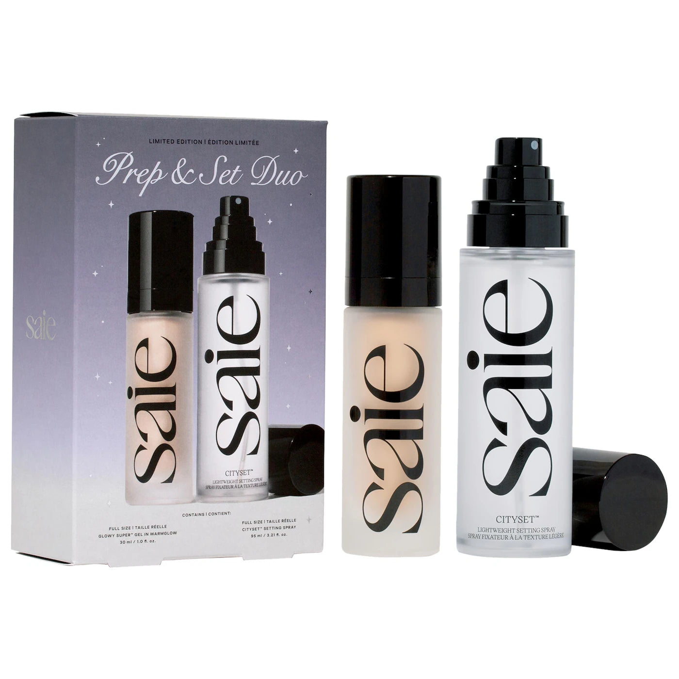 *PREORDEN: Glowy Super™ Gel & CitySet™ Gift Set - Saie / Set de makeup