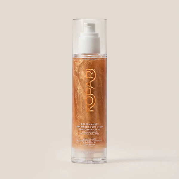 Golden Amber Sun Shield Body Glow Sunscreen SPF 30 - KOPARI / Protector solar en aceite ligero luminoso