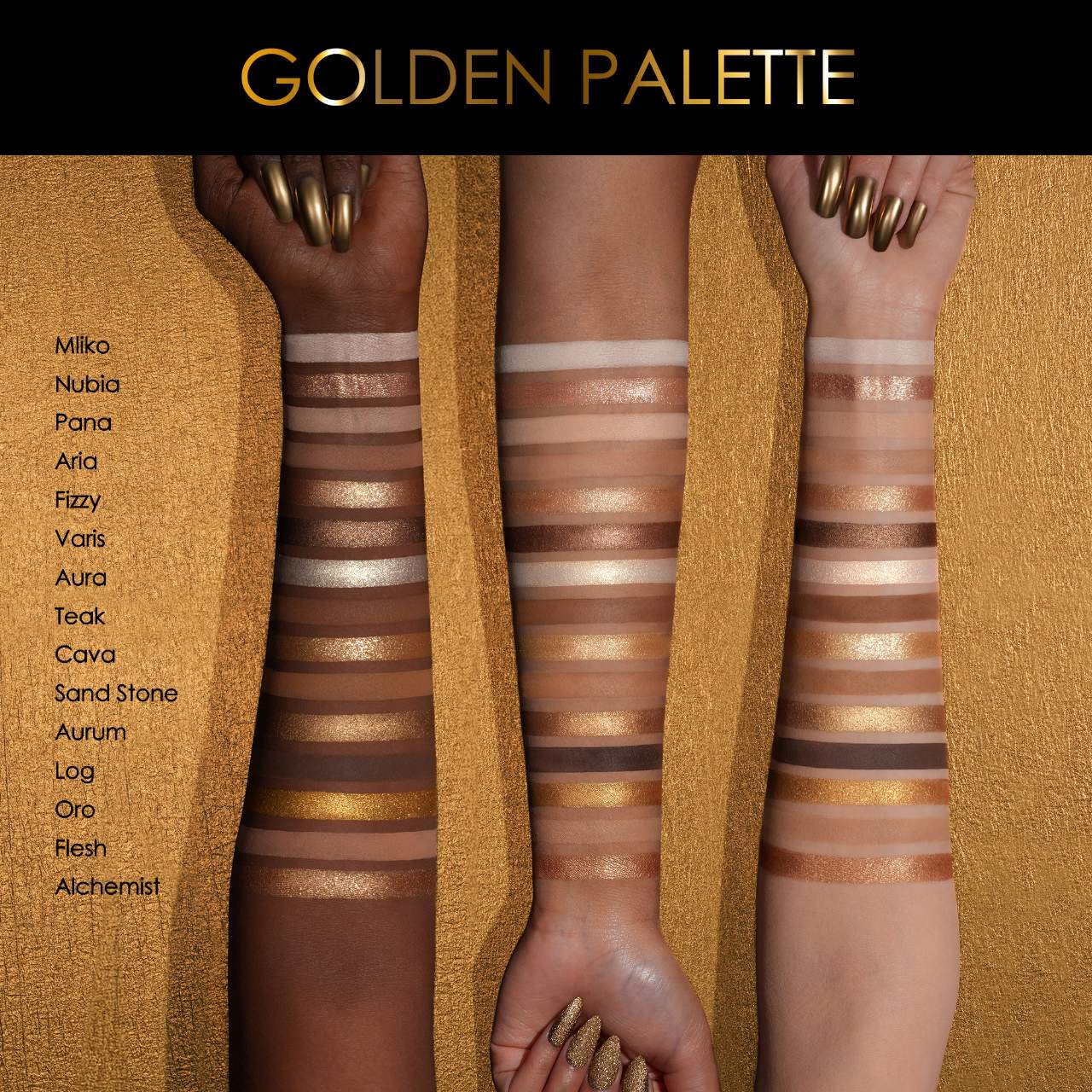 *PREORDEN: Golden Eyeshadow Palette - Natasha Denona / Paleta para ojos
