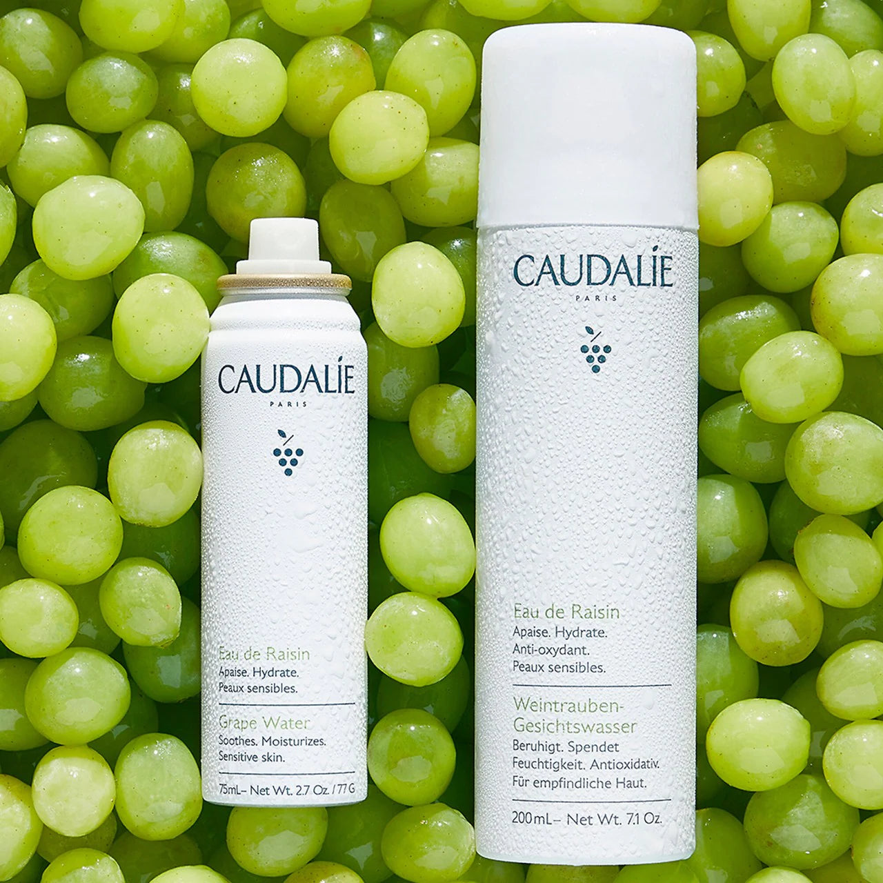 *PREORDEN: Grape Water Moisturizing Face Mist - Caudalie / Bruma facial calmante e hidratante