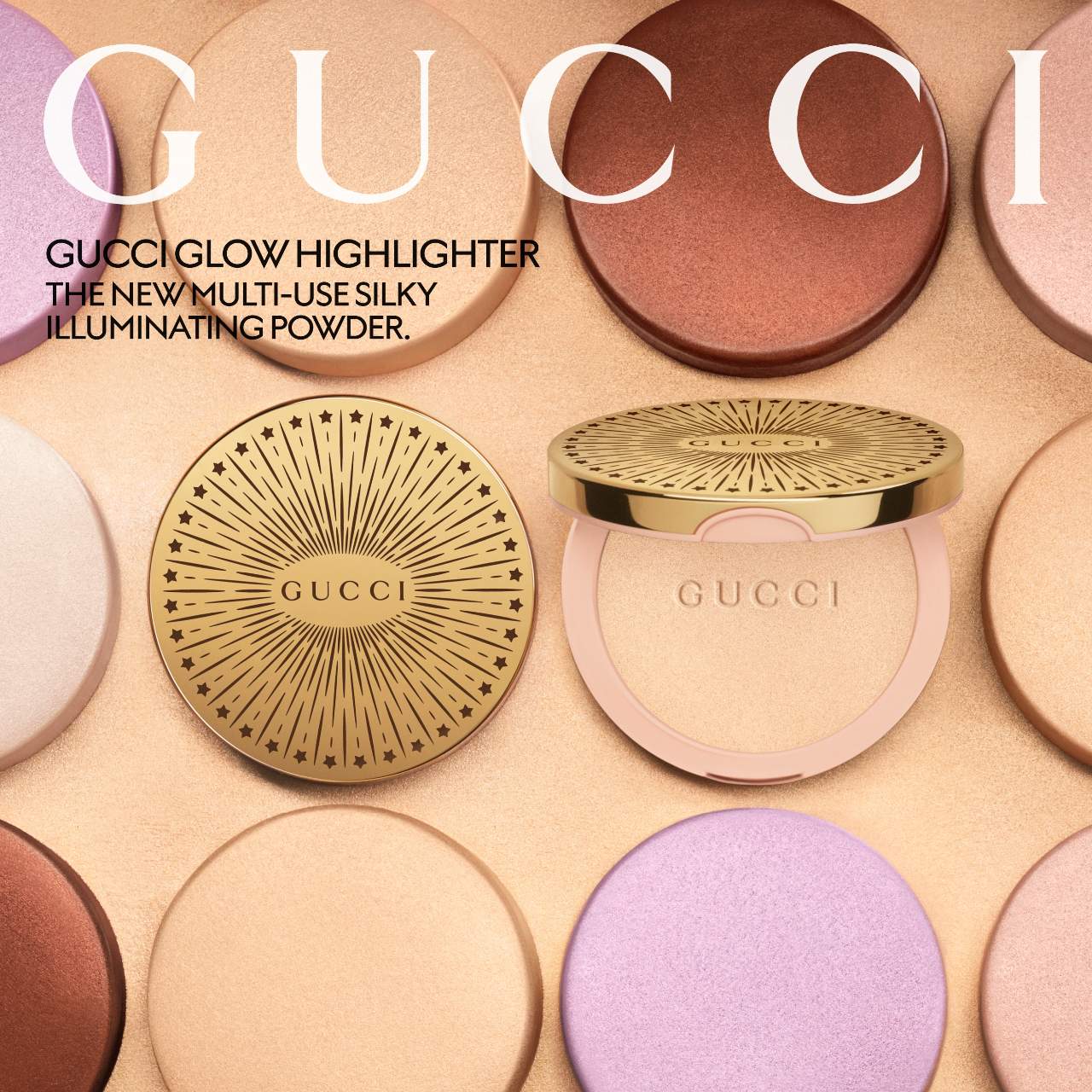 *PREORDEN: Glow Powder Gel Highlighter - Gucci / Iluminador en polvo-gel
