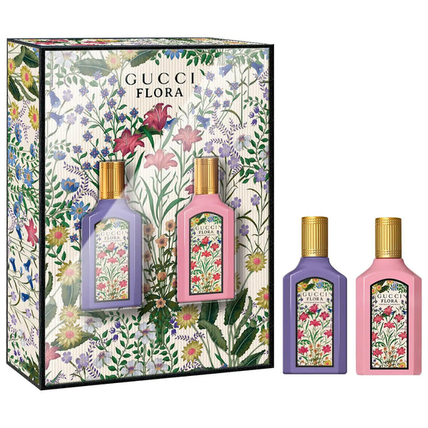 Mini Gorgeous Gardenia and Gorgeous Magnolia Perfume Set - Gucci / Set 2 pzas mini perfumes