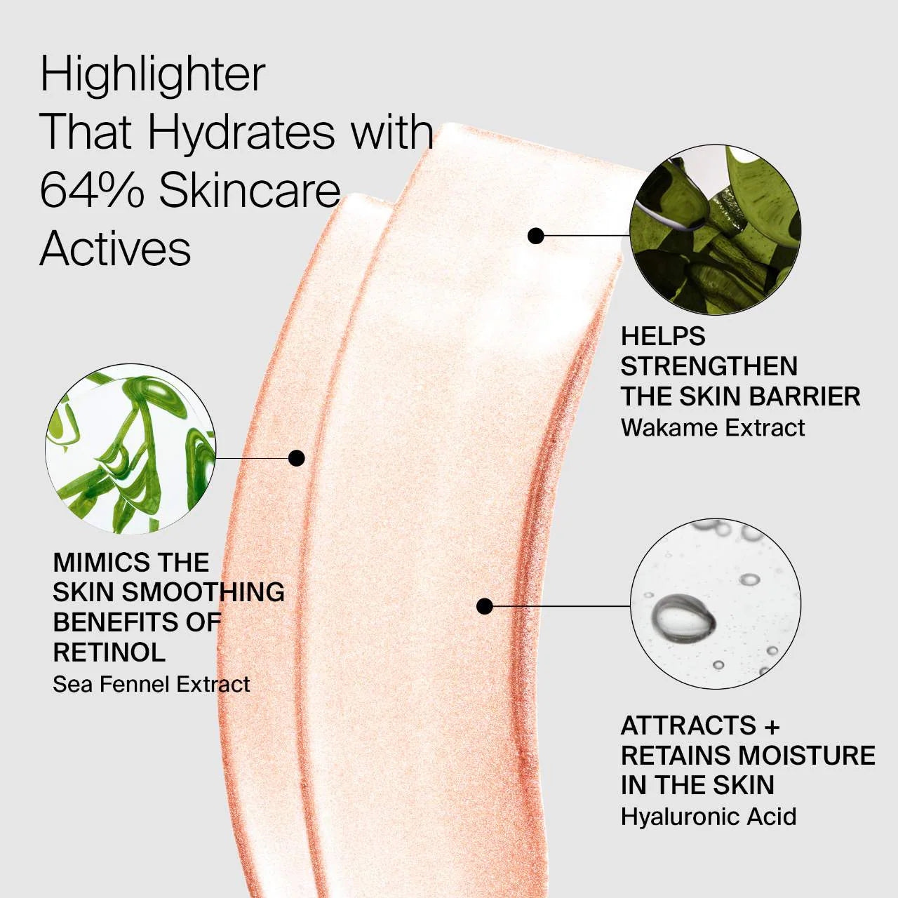 Bio-Radiant Glassy Balm Highlighter Stick - HAUS LABS BY LADY GAGA / iluminador en barra