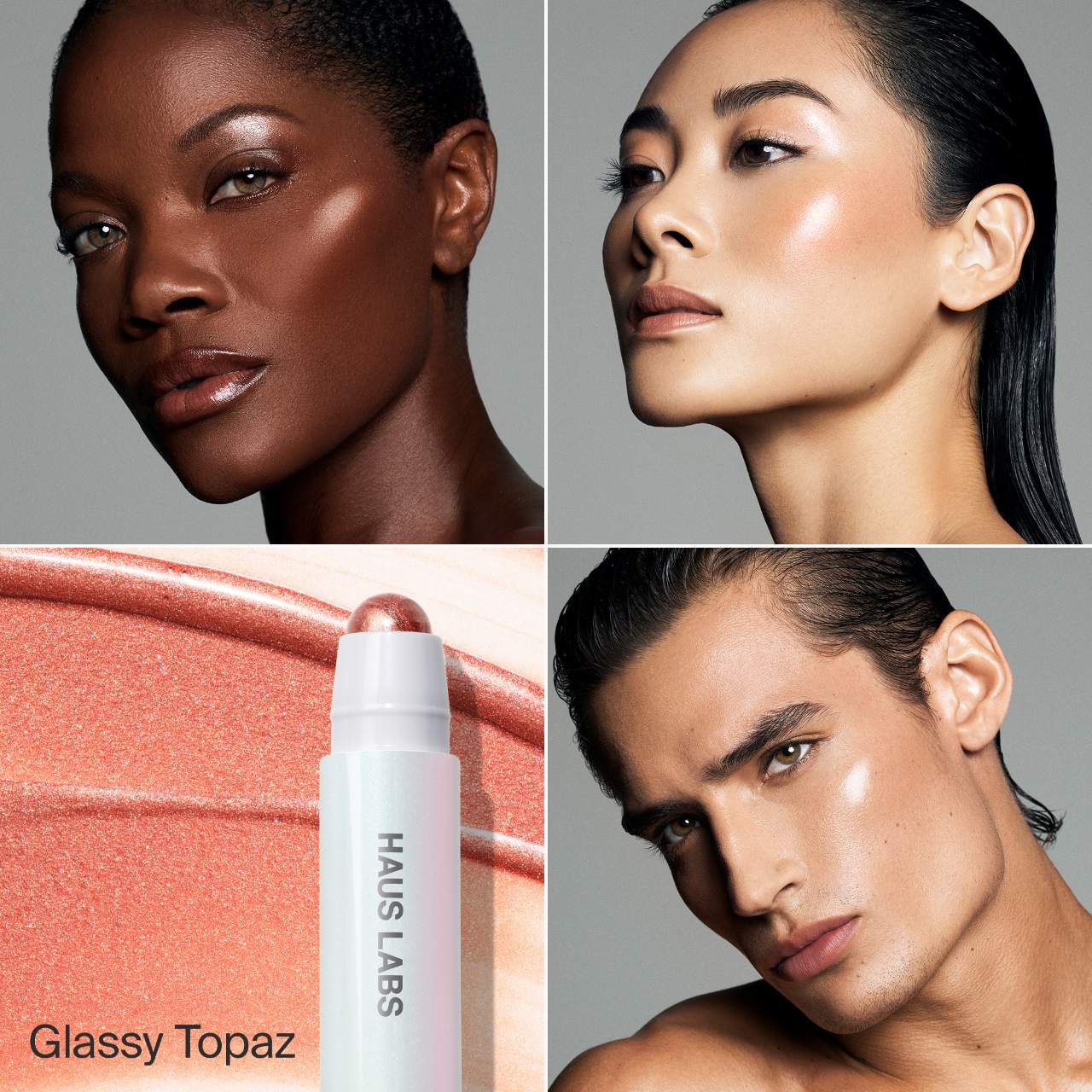 Bio-Radiant Glassy Balm Highlighter Stick - HAUS LABS BY LADY GAGA / iluminador en barra