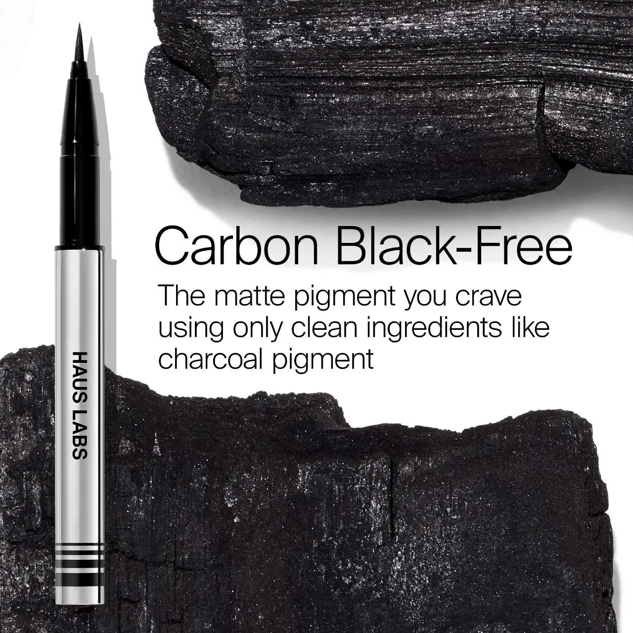 Clear Cut Waterproof Liquid Eyeliner - Haus Labs / Delineador liquido de ojos