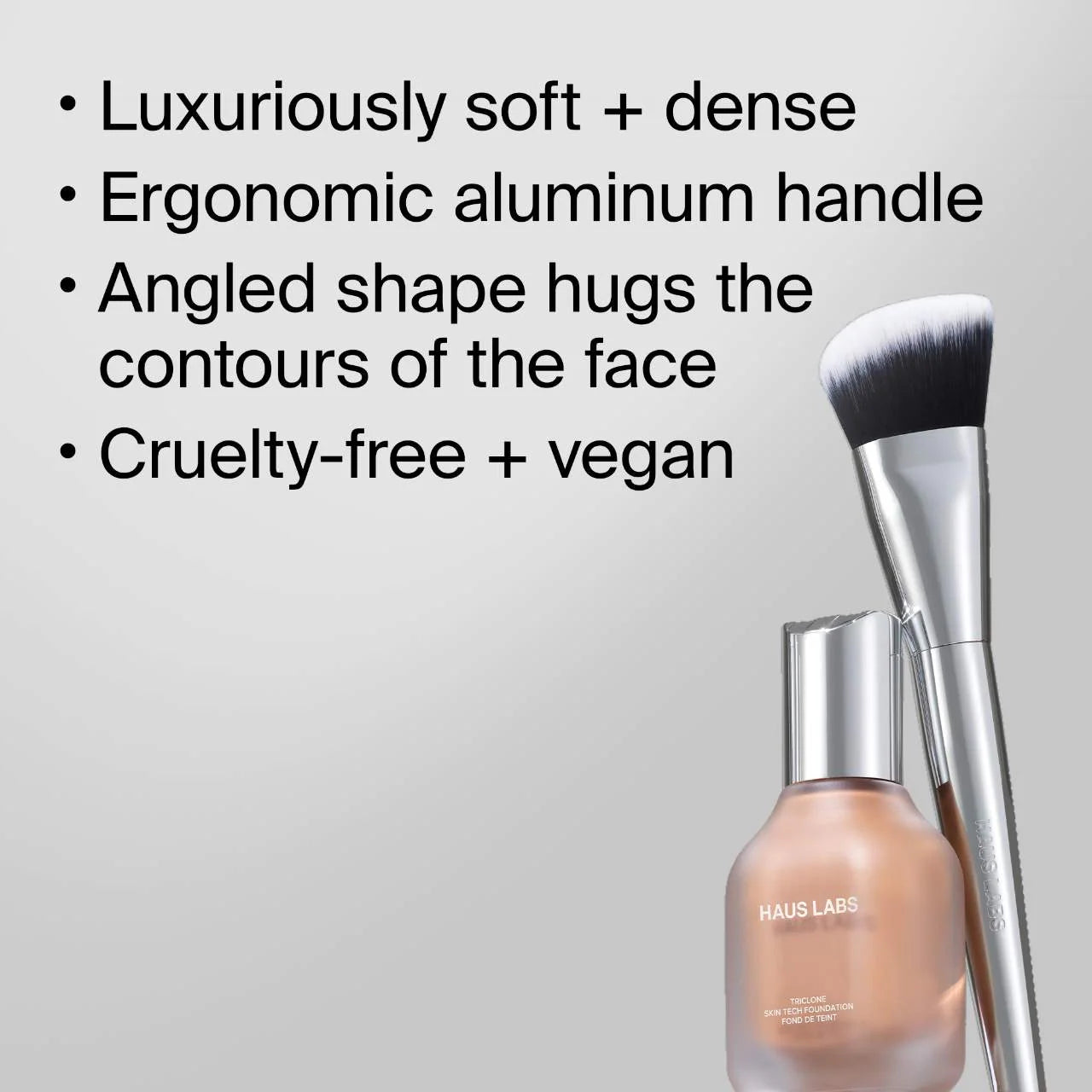 *PREORDEN: Cruelty-Free Foundation Brush - HAUS LABS BY LADY GAGA / Brocha para base