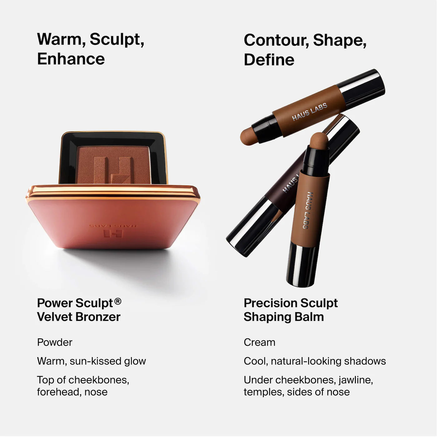 *PREORDEN: Precision Sculpt Shaping Balm Contour Stick - HAUS LABS BY LADY GAGA / Contorno en barra