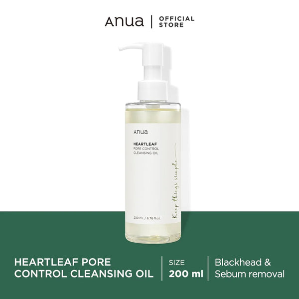 Heartlead Pore Control Cleansing Oil - Anua / Limpiador en aceite para poros y acné