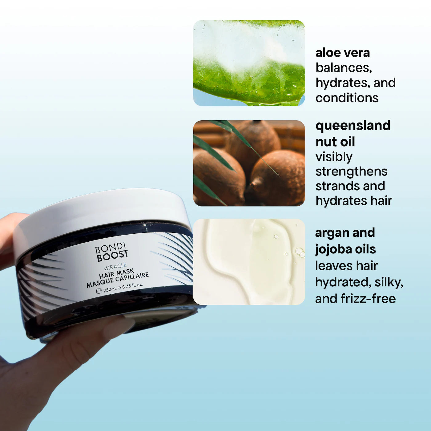 *PREORDEN: HG Miracle Hair Mask with Rosemary for Hair Thinning - BondiBoost / Mascarilla profunda para cabello saludable