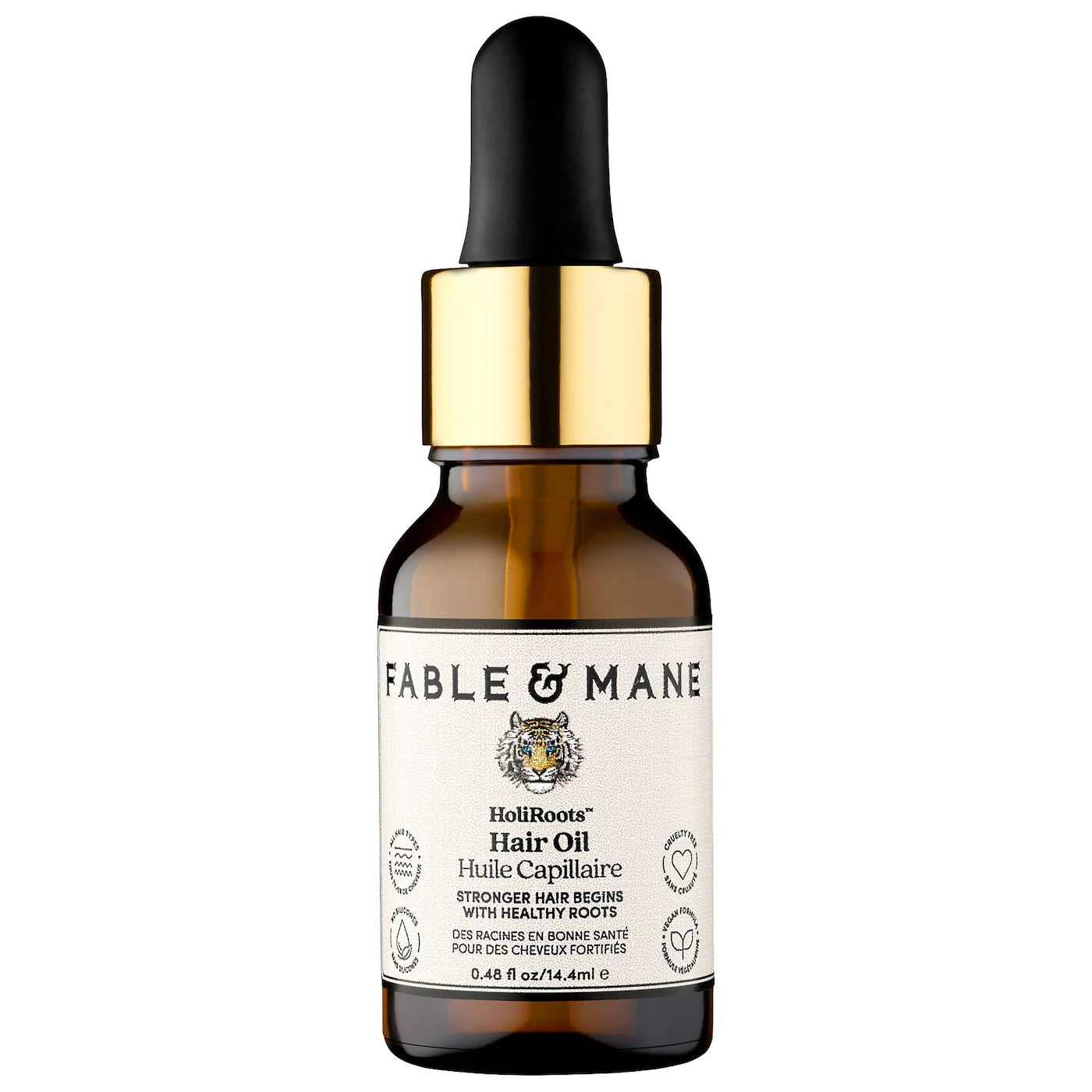 HoliRoots™ Pre-wash Hair Treatment Oil - Fable & Mane / Aceite para prelavado fortalecedor de cabello