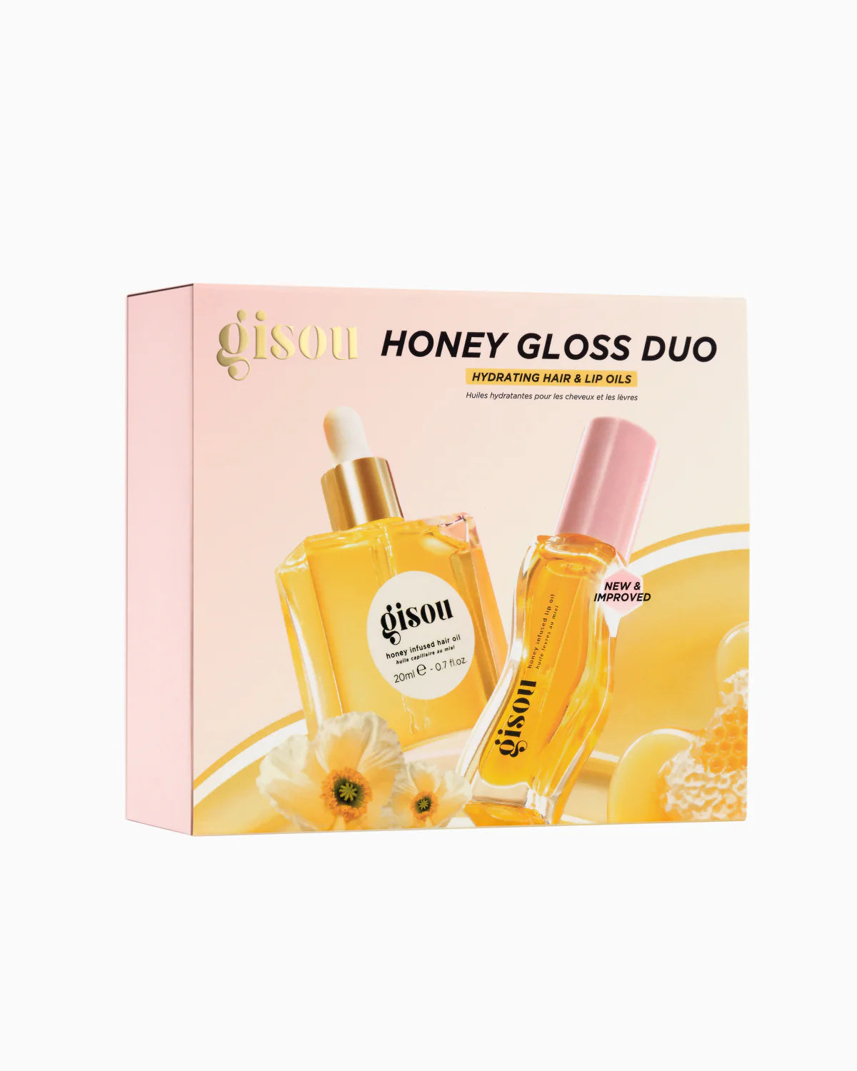 Honey Gloss Duo - Gisou / Set 2 pzas cabello y labios