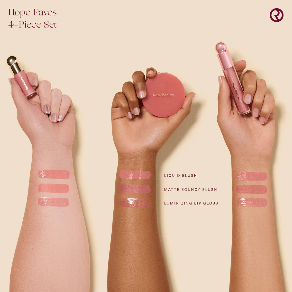 *PREORDEN: Hope Faves 4-Piece Makeup Gift Set - Rare Beauty by Selena Gomez / Set de maquillaje