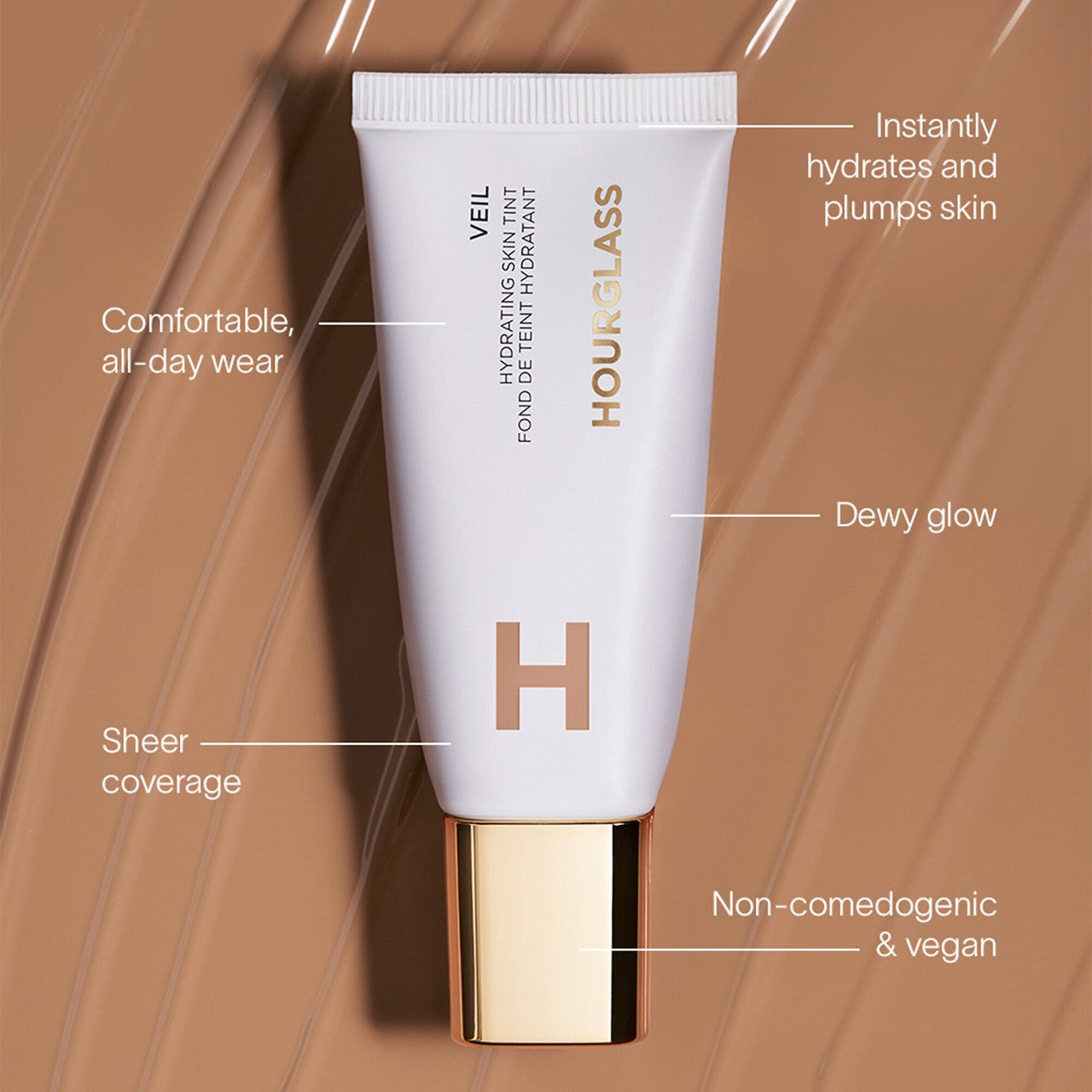 *PREORDEN: Veil™ Hydrating Skin Tint Foundation - Hourglass / Base hidratante acabado natural