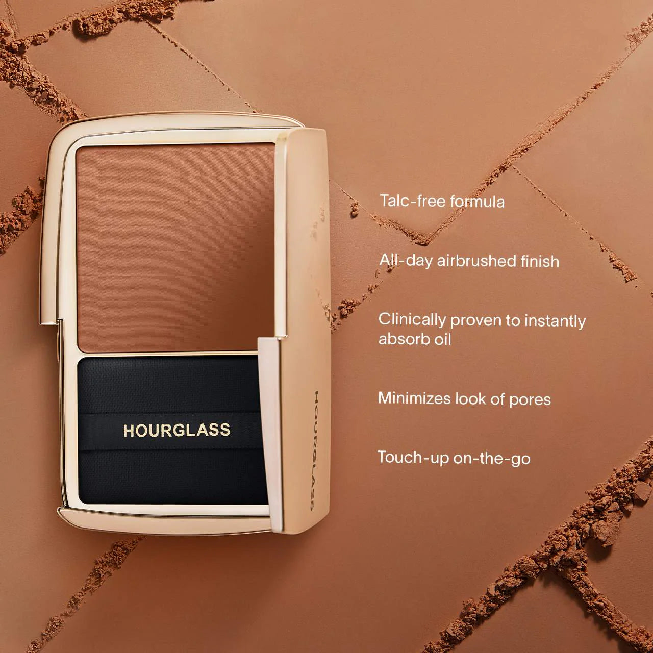 *PREORDEN: Mini Vanish Airbrush Pressed Powder - Talc Free - Hourglass / Polvo compacto translúcido