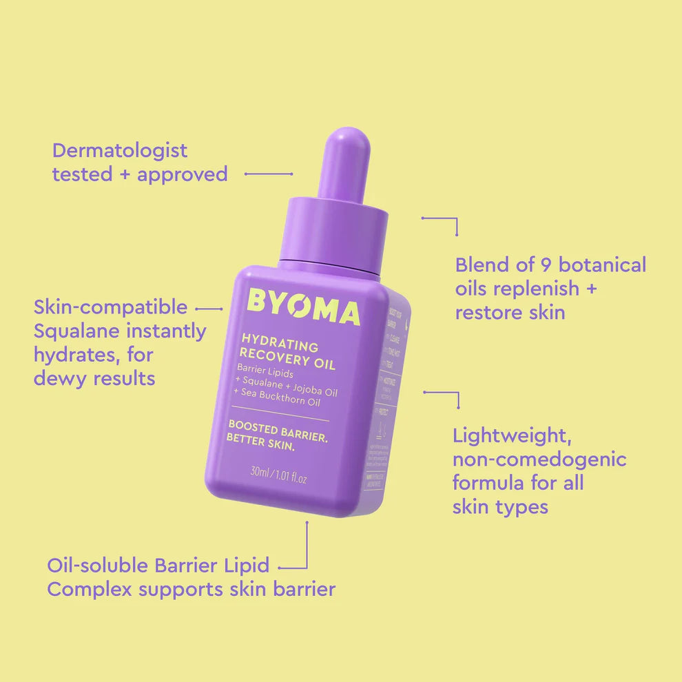 *PREORDEN: Hydrating Recovery Oil - BYOMA / Aceite ultraligero hidratante
