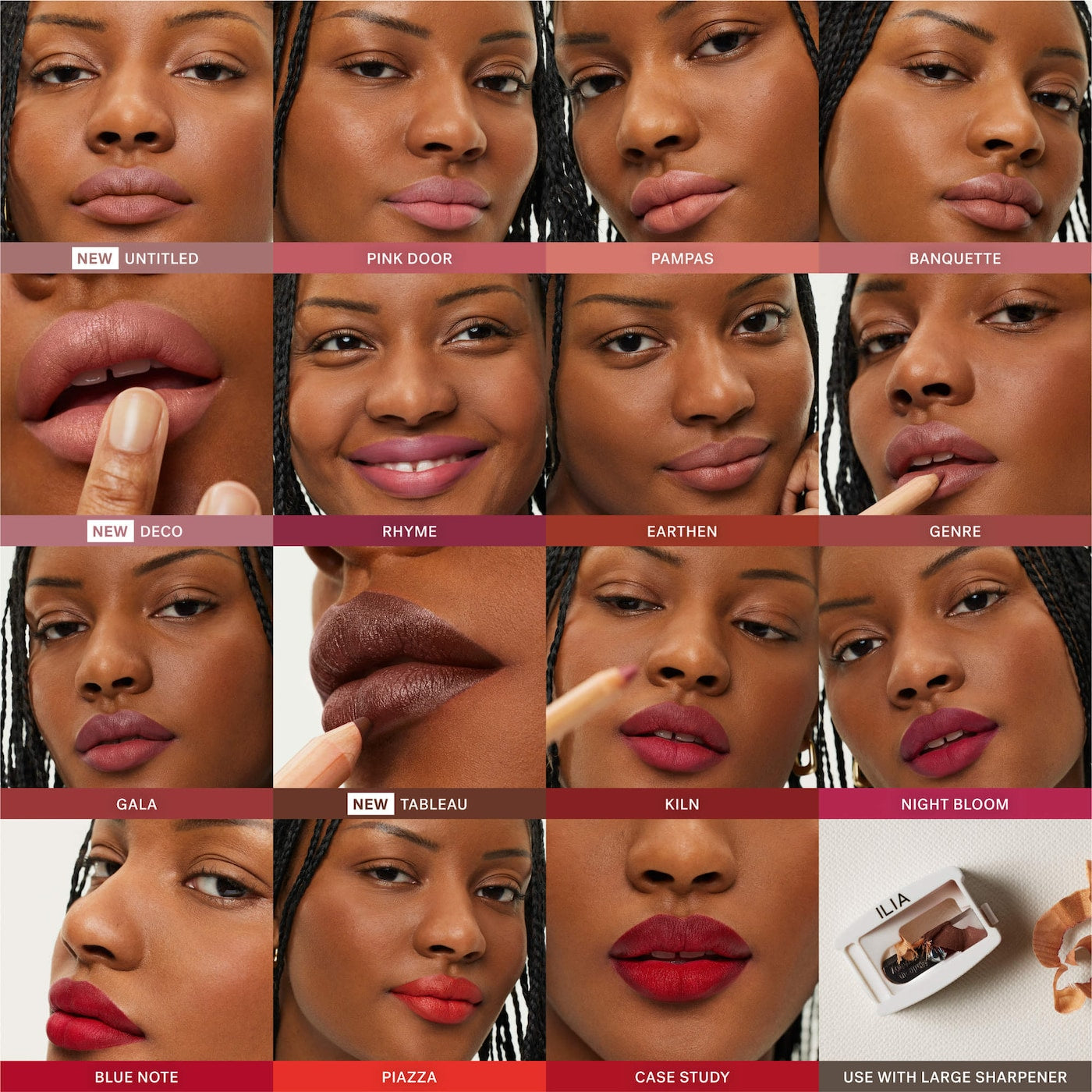 *PREORDEN: Lip Sketch Hydrating Lipstick + Lip Liner Crayon - ILIA / Lapiz labial