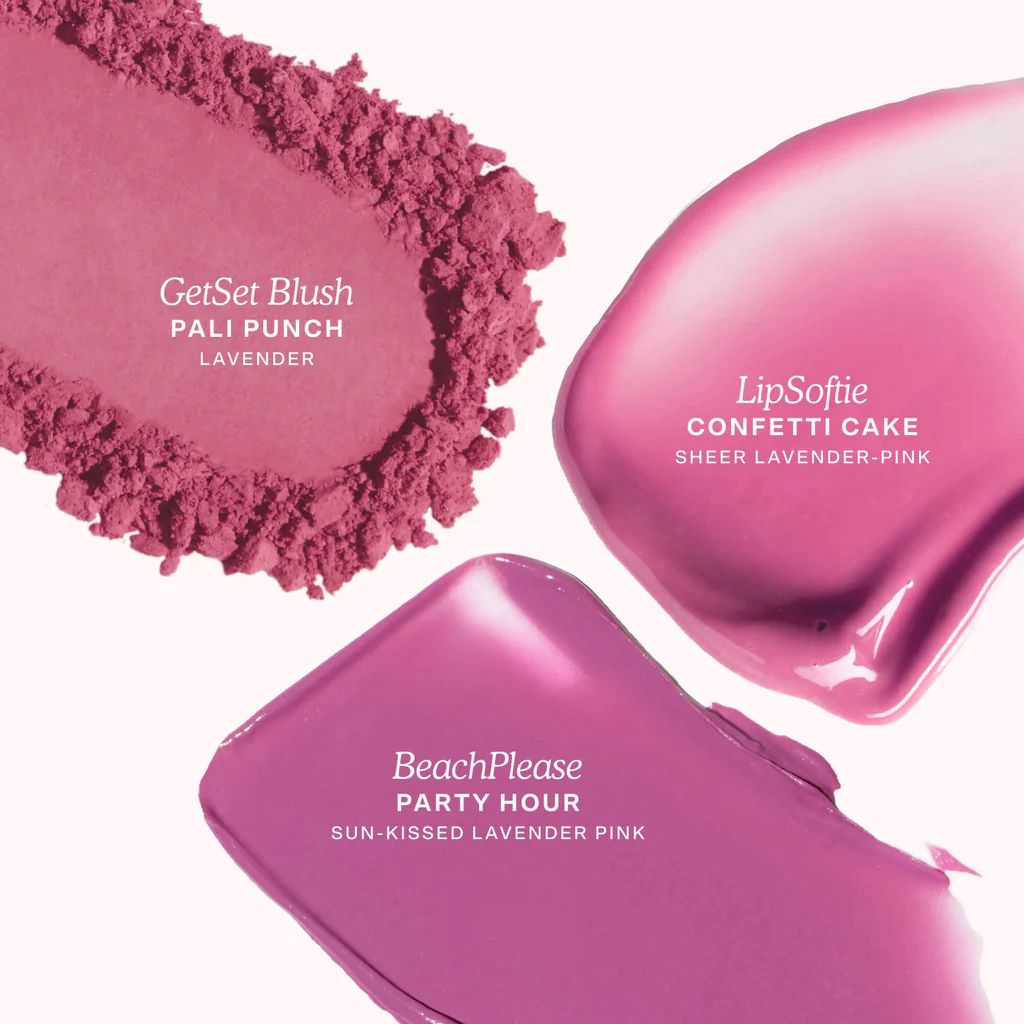 The Birthday Bundle - Tower 28 Beauty / Set 3 pzas labios y mejillas + Bolsa