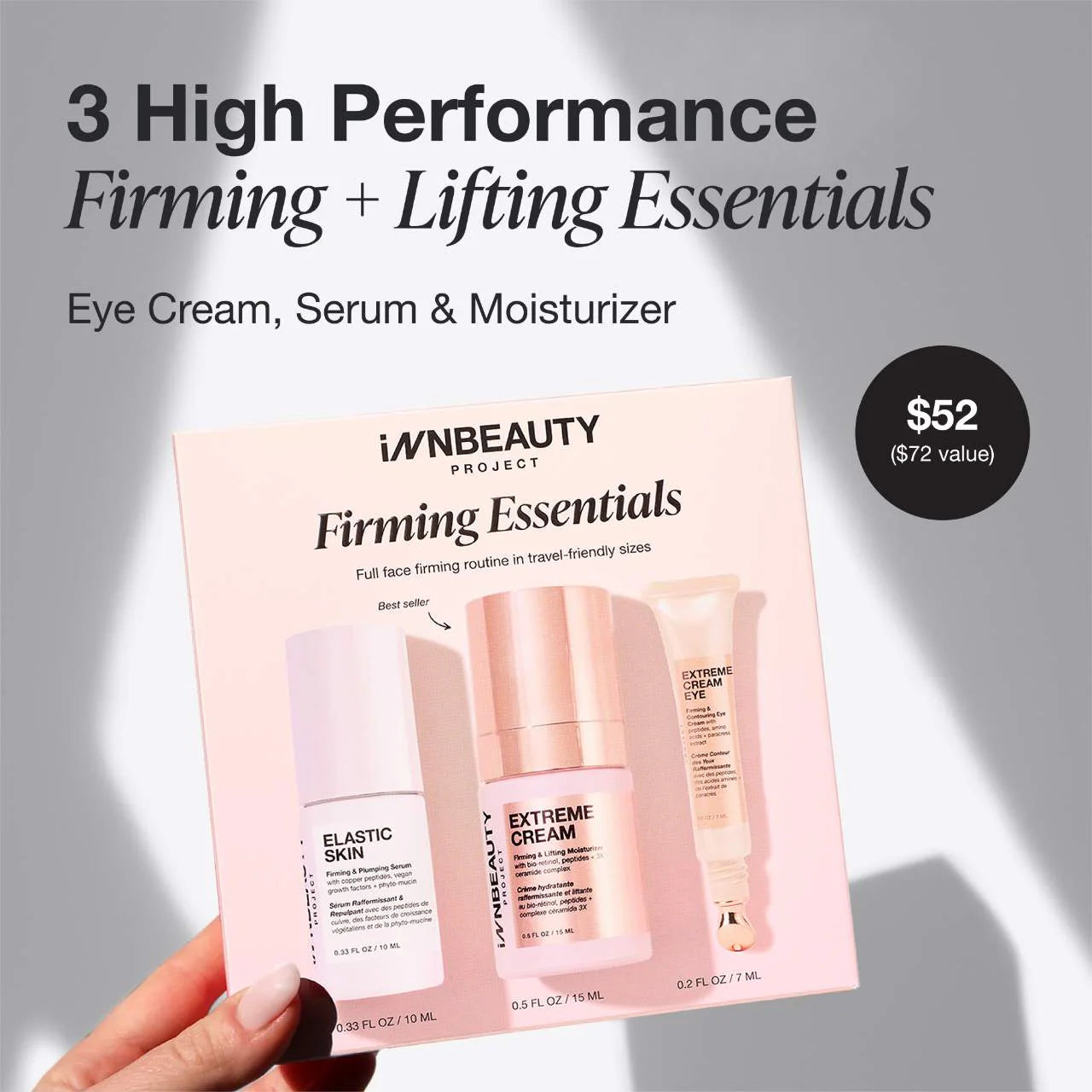*PREORDEN: Firming Essentials Travel Skincare Kit - INNBEAUTY PROJECT / Set de skincare