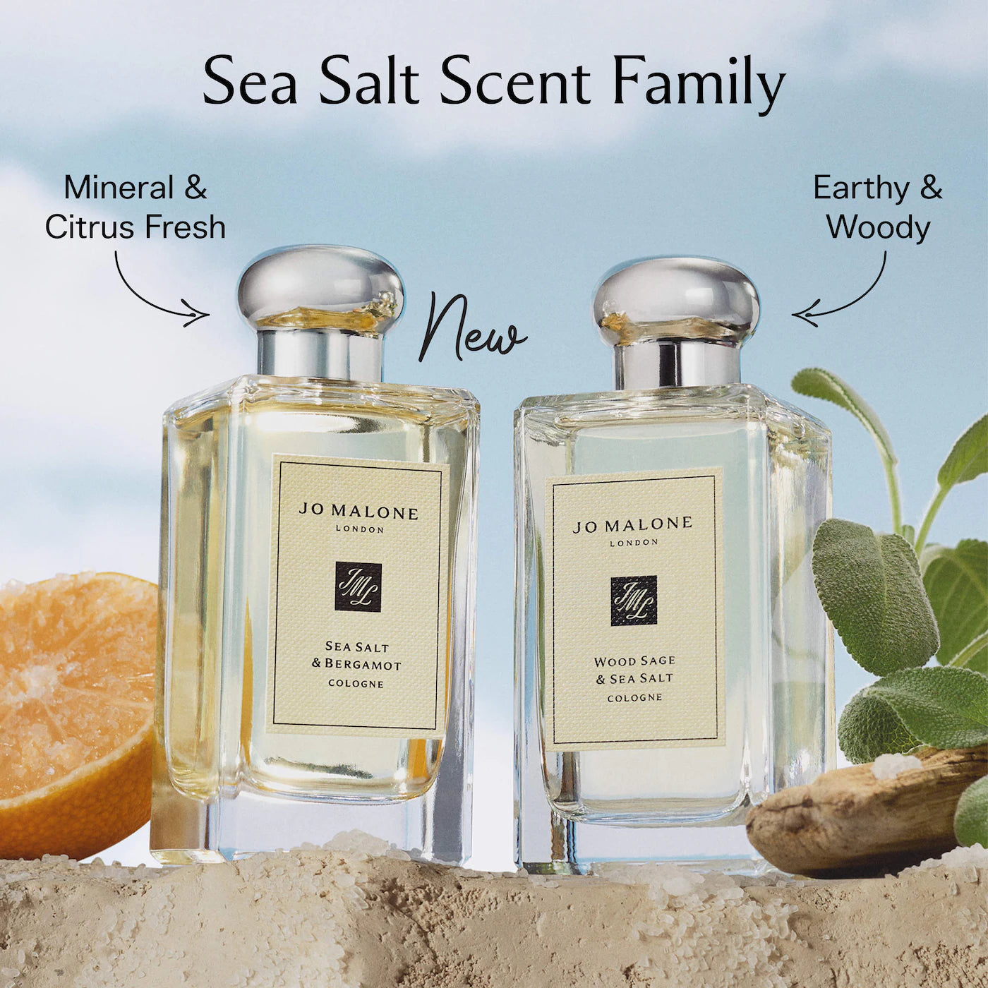 *SIN CAJA* MINI Sea Salt & Bergamot Cologne Travel Spray 9ml - Jo Malone London