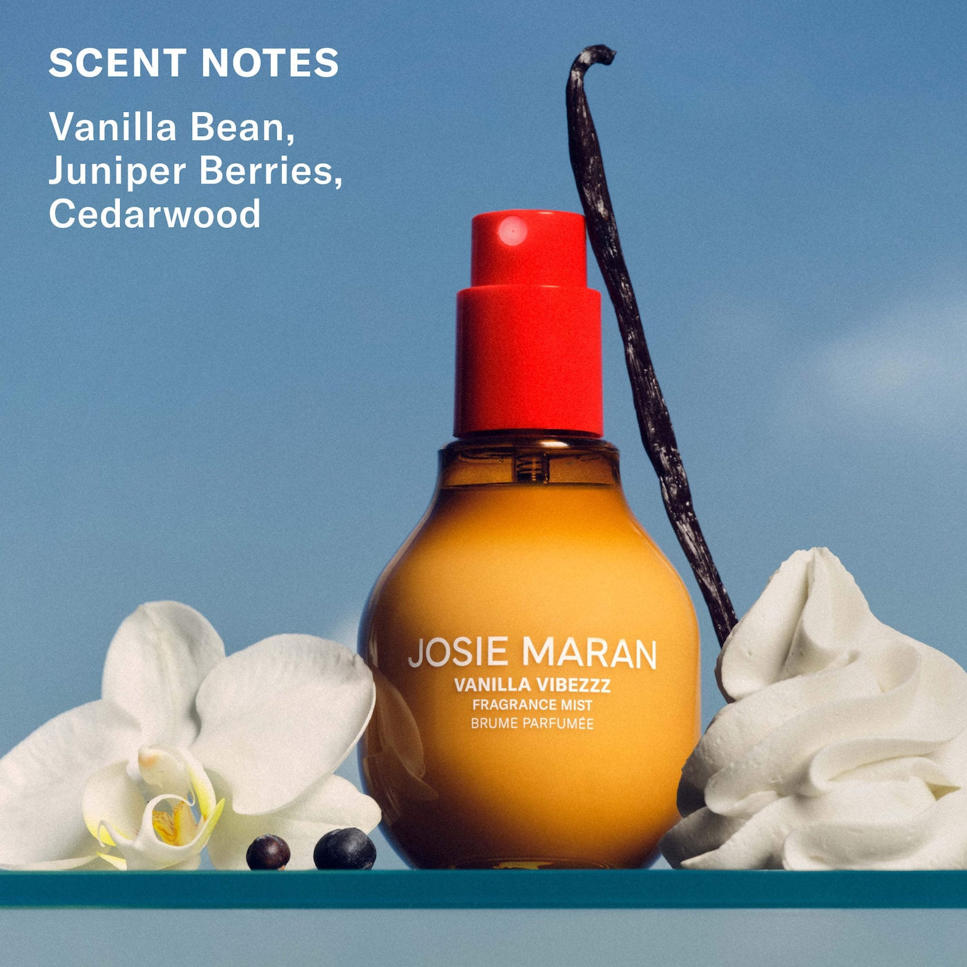 *PREORDEN: Vanilla Vibezzz - Body + Hair Fragrance Mist with 100% Natural Scents - Josie Maran / Mist para piel y cabello