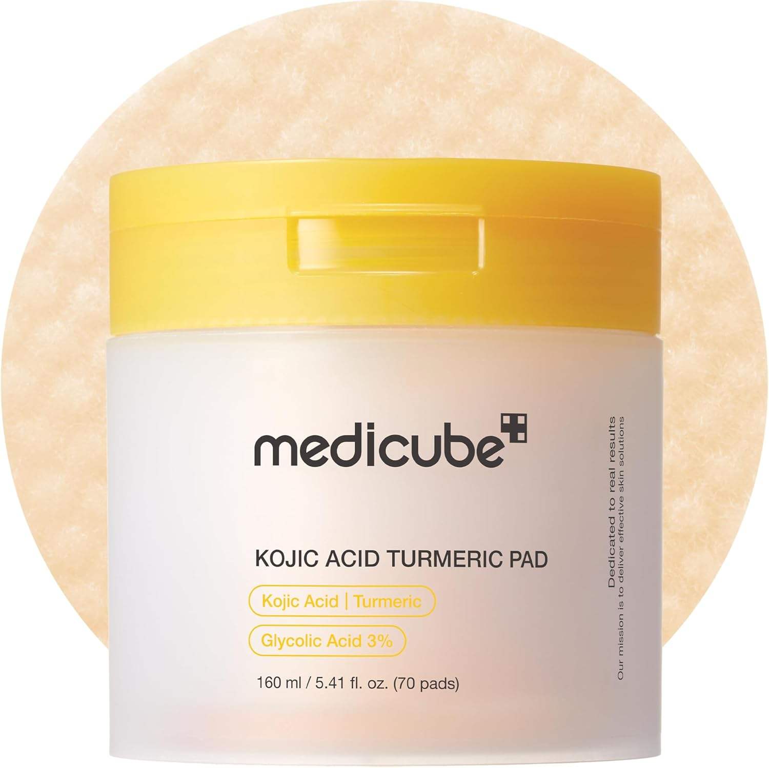 Kojic Acid Tumeric Toner Pad - Medicube / Almohadillas para piel radiante