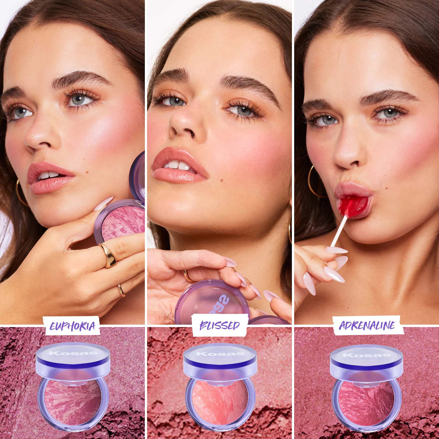 Blush is Life Baked Talc-Free Dimensional + Brightening Blush - Kosas / Rubor en polvo