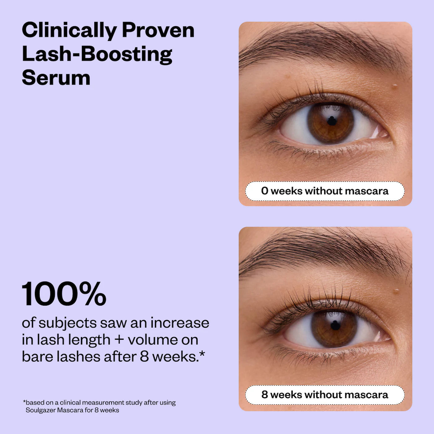Soulgazer Lengthening Mascara + Lash Serum in 1 for Sensitive Eyes - Kosas / Máscara de pestañas