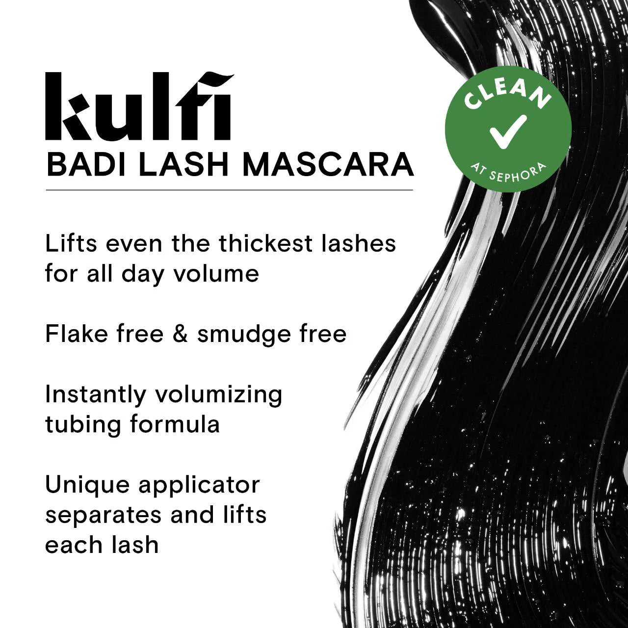 *PREORDEN: Badi Lash Smudge Proof Volumizing Tubing Mascara - Kulfi / Mascara de pestañas