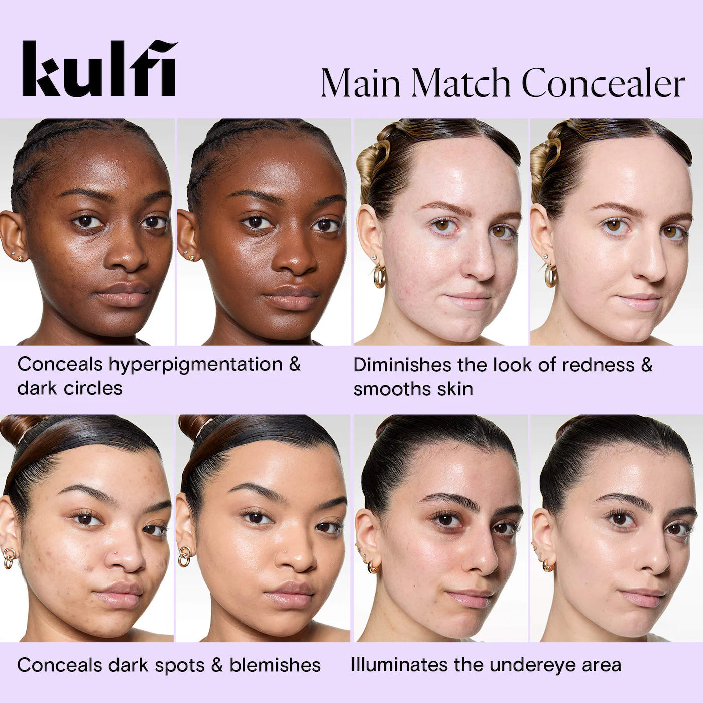 *PREORDEN: Main Match Crease-Proof Long-Wear Hydrating Concealer - Kulfi / Corrector
