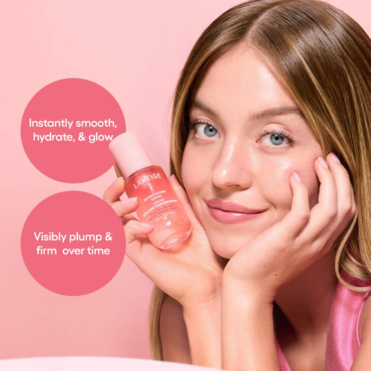 *PREORDEN: Bouncy & Firm Radiance Boosting Serum with Peony & Collagen Complex™ - Laneige / Suero reafirmante e hidratante