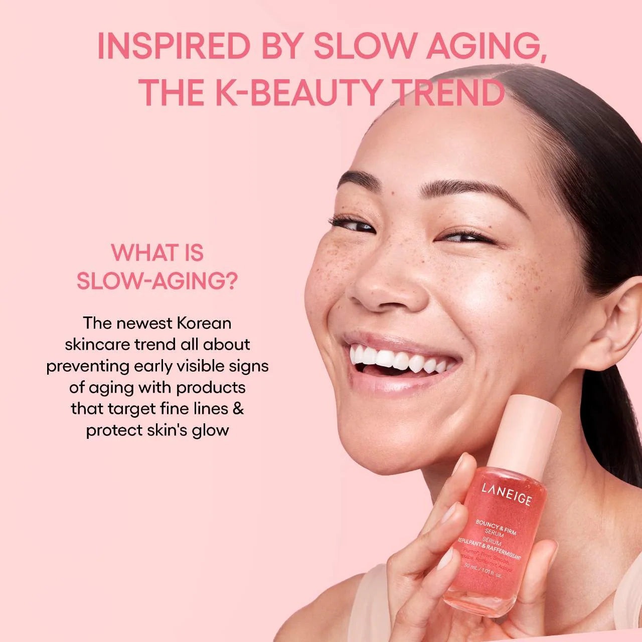 *PREORDEN: Bouncy & Firm Radiance Boosting Serum with Peony & Collagen Complex™ - Laneige / Suero reafirmante e hidratante
