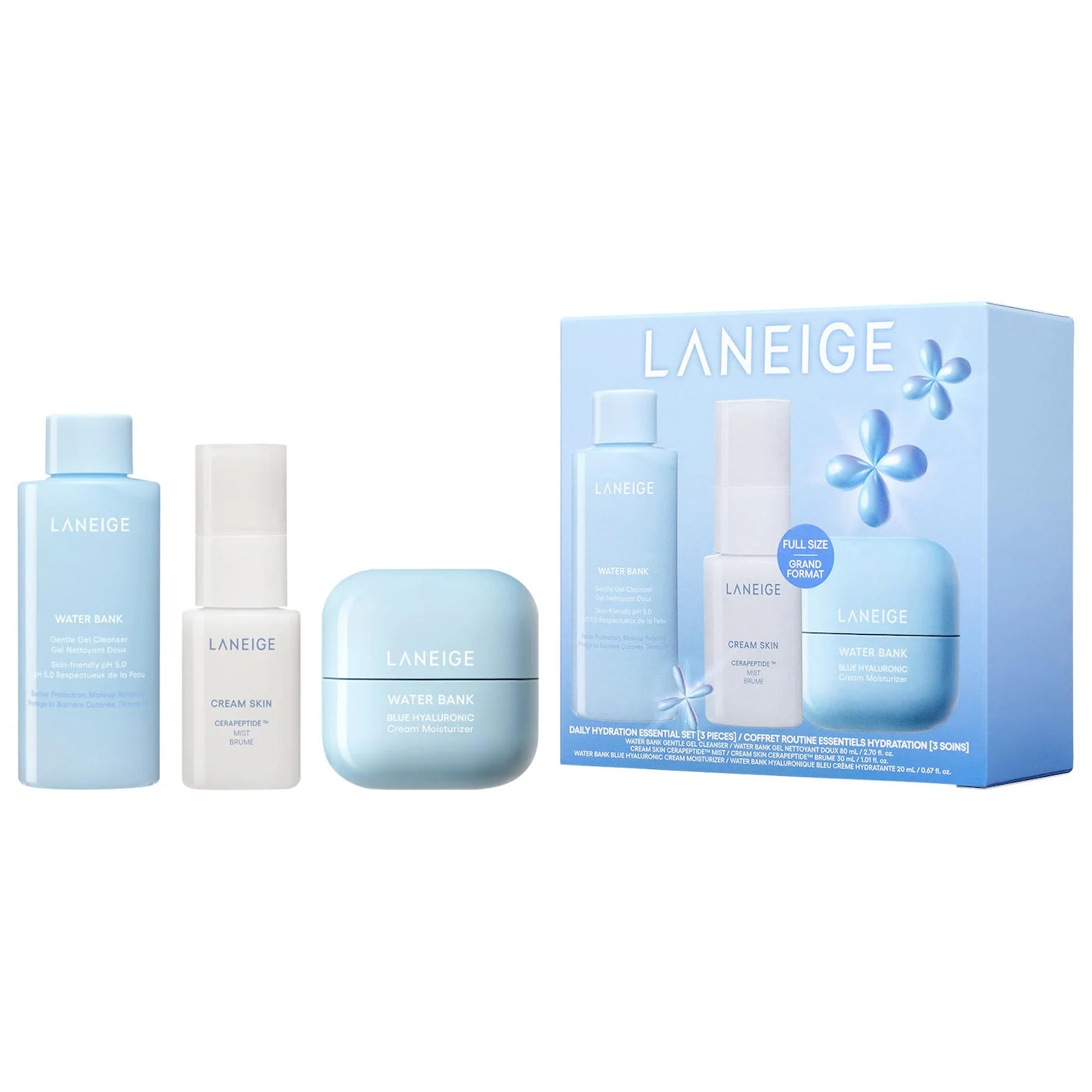 *PREORDEN: Daily Hydration Minis Essential Set - LANEIGE / Set 3 minis hidratantes