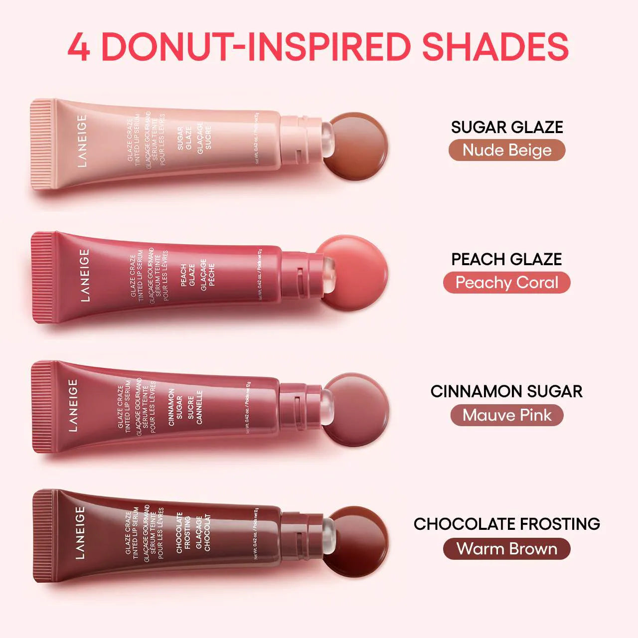 Glaze Craze Tinted Polypeptide Lip Serum - Laneige / bálsamo labial hidratante coreano