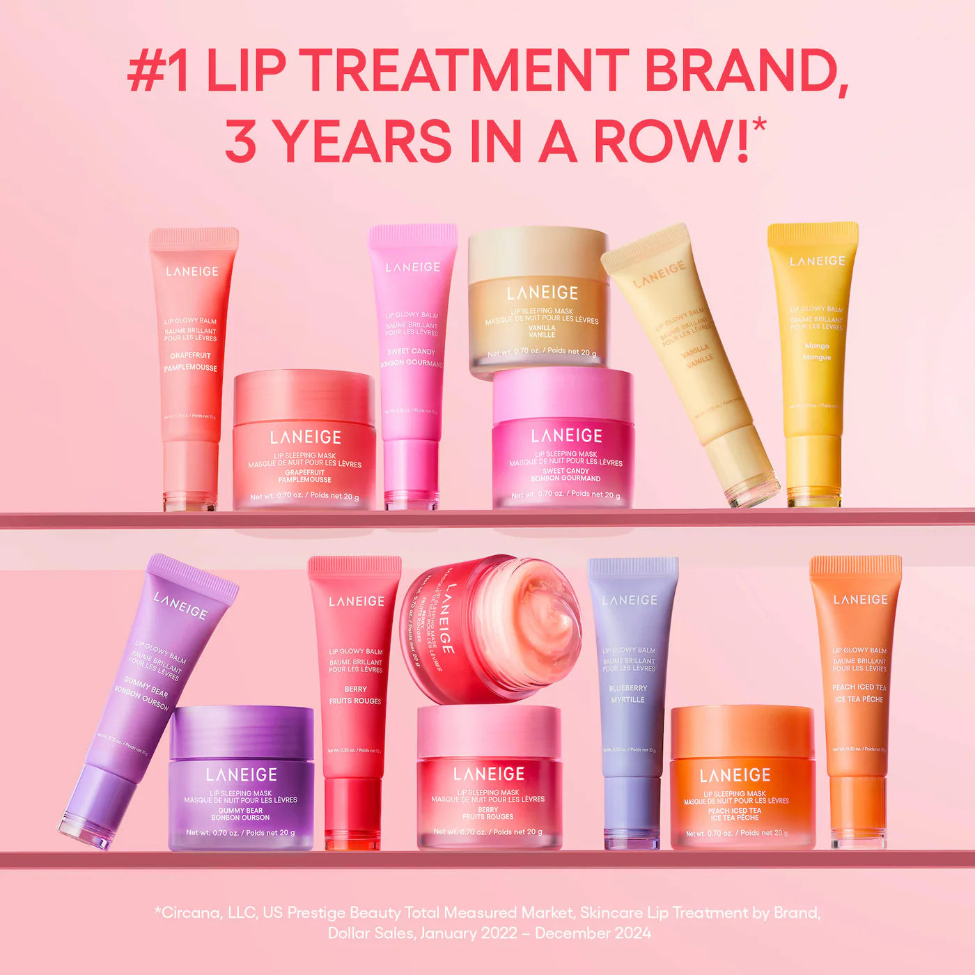*PREORDEN: Glowy Lip Minis - Laneige / Set 4 minis para labios