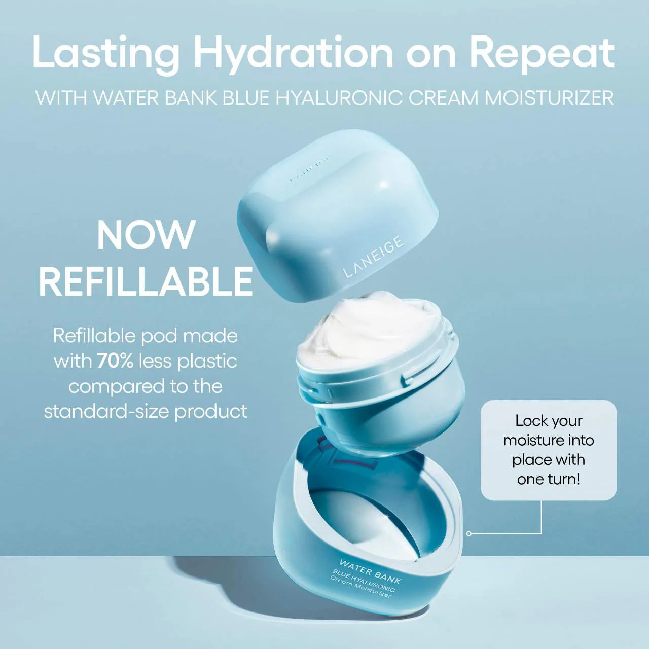 *PREORDEN: Water Bank Duo Set - LANEIGE / Set 2 pzas crema hidratante
