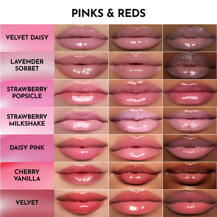 *PREORDEN: Mini Forget The Filler Lip Plumper Duo with Velvet + Strawberry Popsicle - LAWLESS / Set de mini gloss