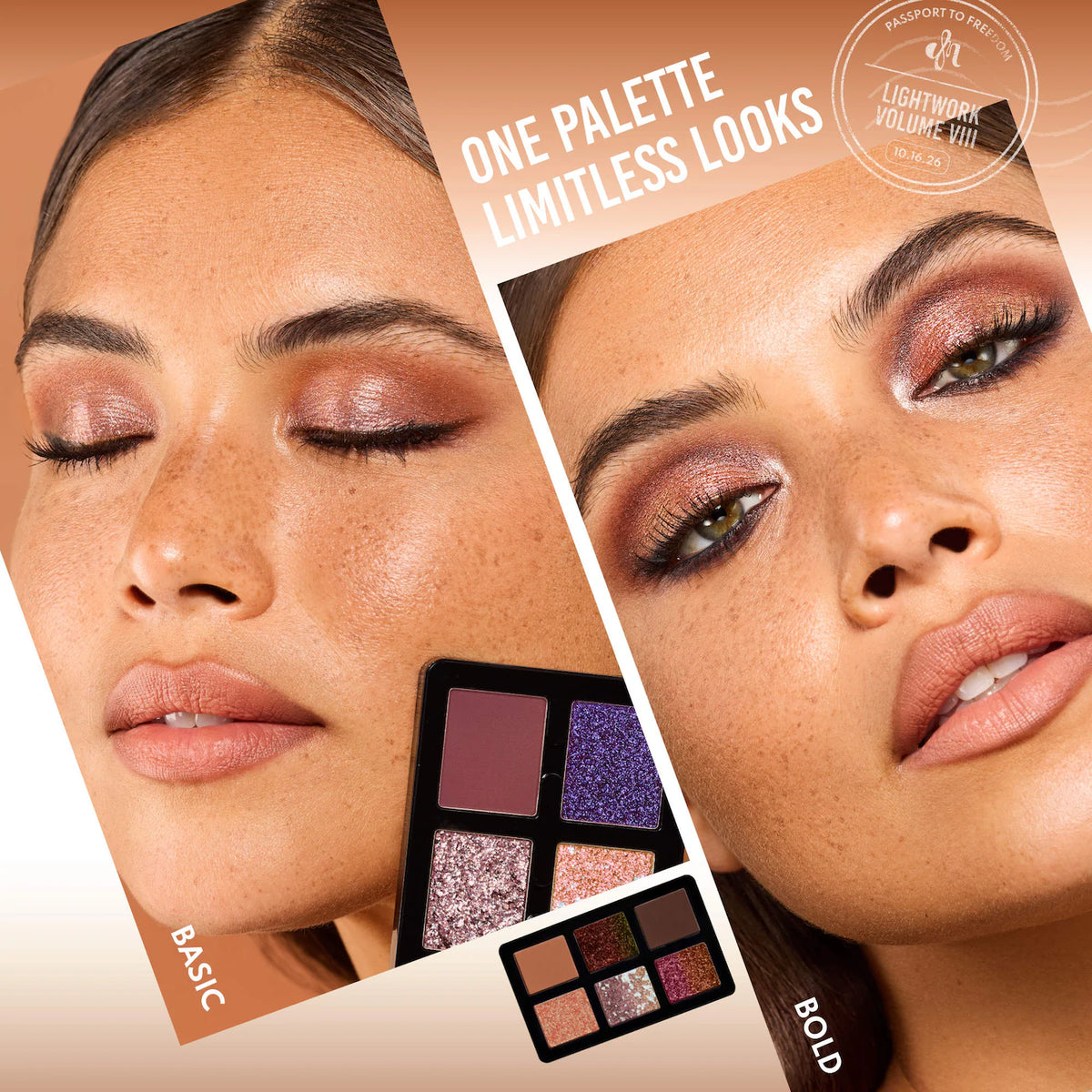*PREORDEN: LIGHTWORK VIII Freedom Makeup Palette: Magnetic, Customizable, Stackable Palette for Eyes & Face - Danessa Myricks Beauty / Paleta multiuso para rostro completo