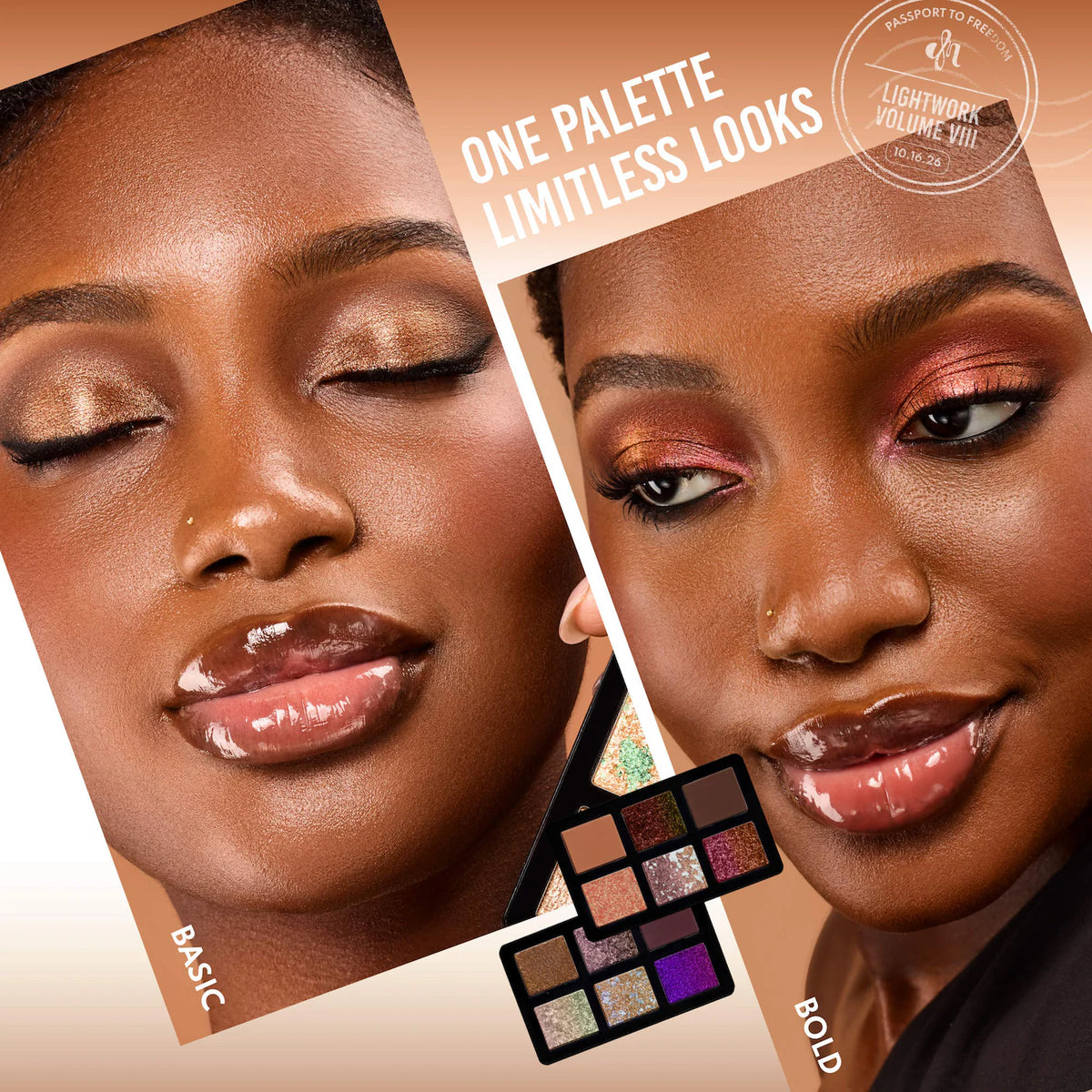 *PREORDEN: LIGHTWORK VIII Freedom Makeup Palette: Magnetic, Customizable, Stackable Palette for Eyes & Face - Danessa Myricks Beauty / Paleta multiuso para rostro completo