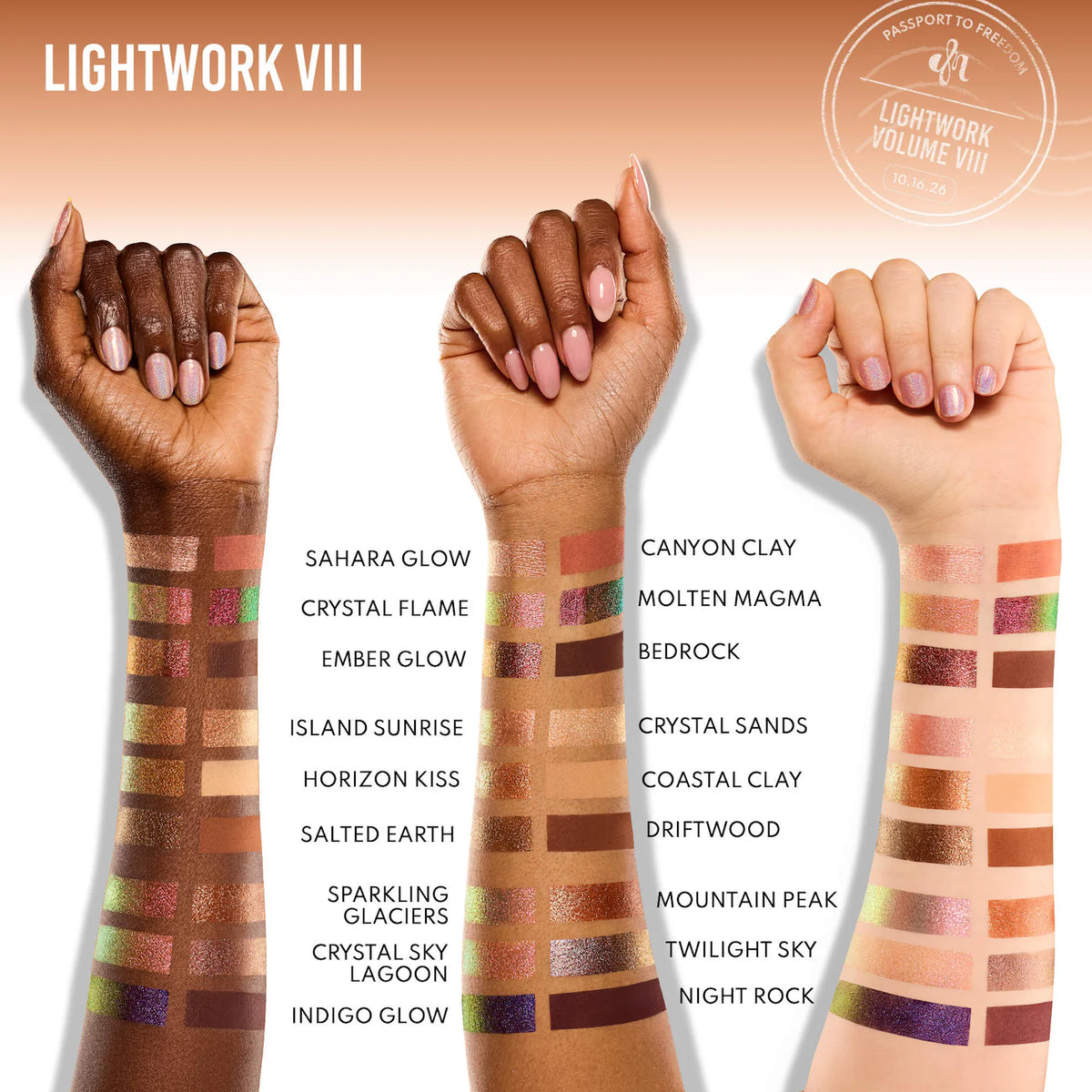 *PREORDEN: LIGHTWORK VIII Freedom Makeup Palette: Magnetic, Customizable, Stackable Palette for Eyes & Face - Danessa Myricks Beauty / Paleta multiuso para rostro completo