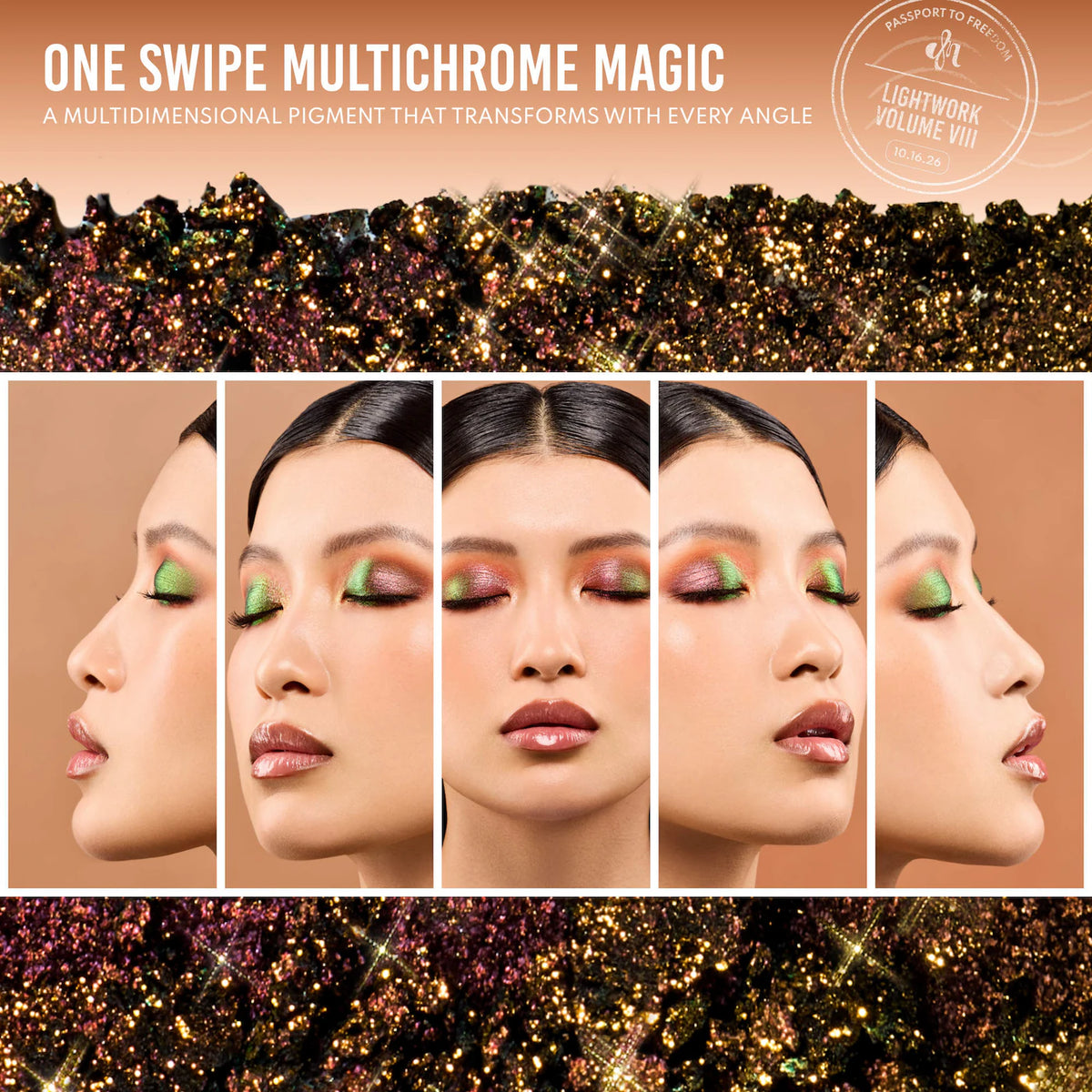 *PREORDEN: LIGHTWORK VIII Freedom Makeup Palette: Magnetic, Customizable, Stackable Palette for Eyes & Face - Danessa Myricks Beauty / Paleta multiuso para rostro completo