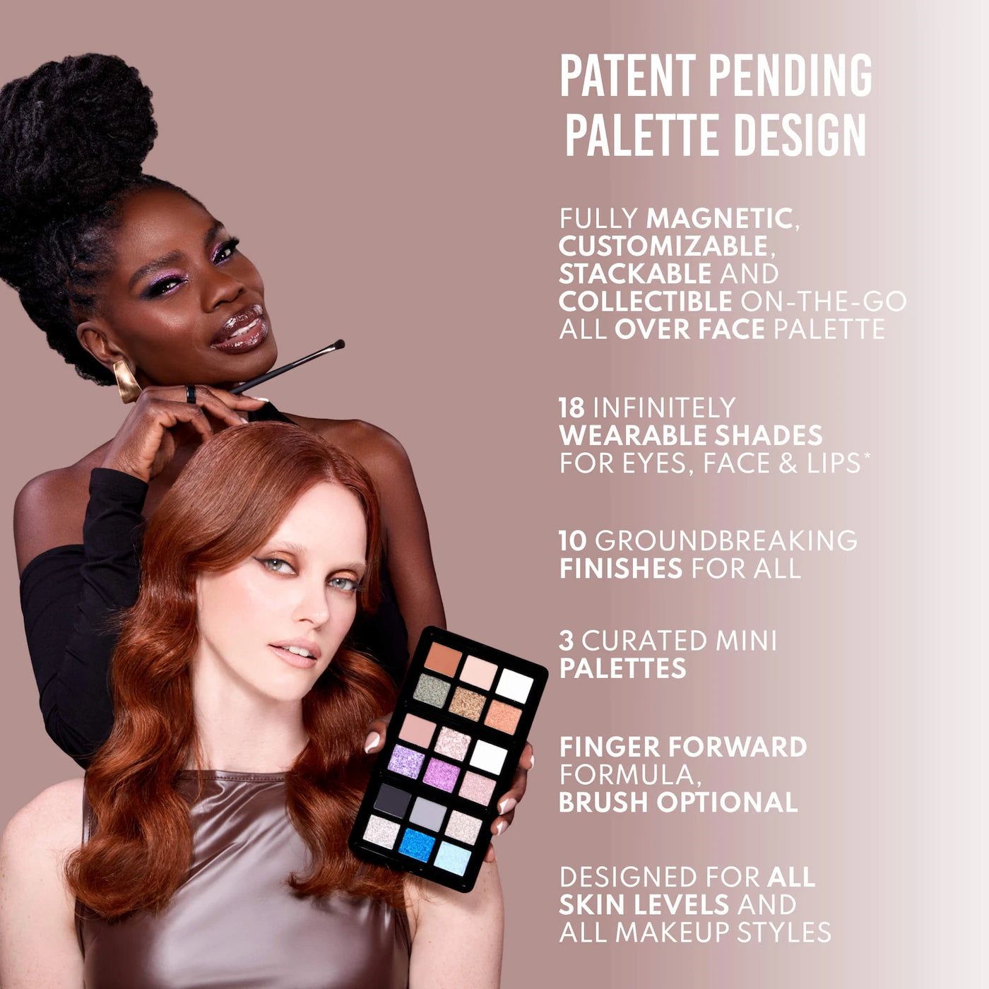 *PREORDEN: LIGHTWORK VII The Freedom Makeup Palette: Magnetic, Customizable, Stackable Palette with Illuminating Pigments for Eyes, Face & Lips - Danessa Myricks Beauty / Paleta multiuso para rostro completo (Copia)
