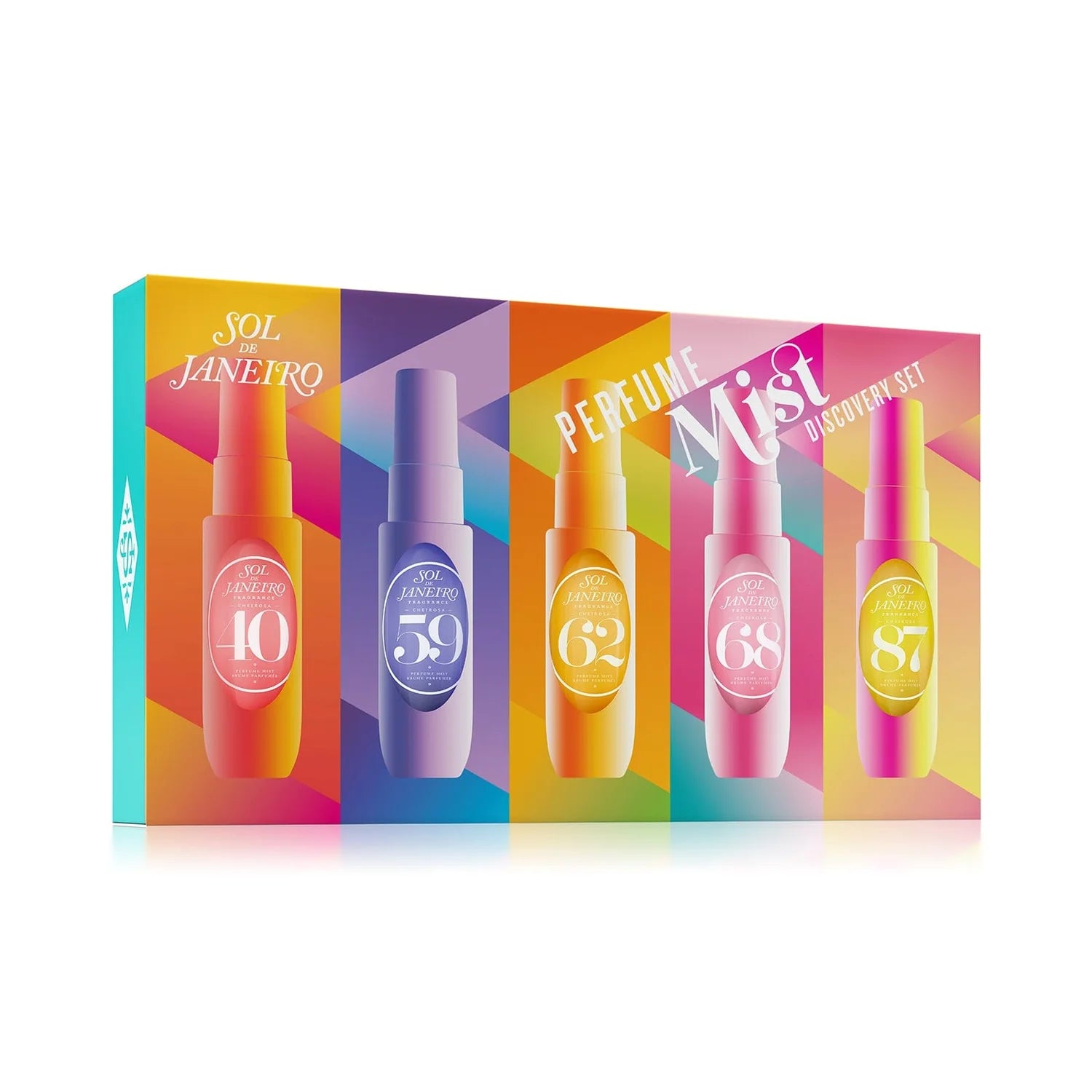 PERFUME MIST DISCOVERY SET - Sol de Janeiro / Set 5 pzas de fragancias para el cabello EDICIÓN LIMITADA
