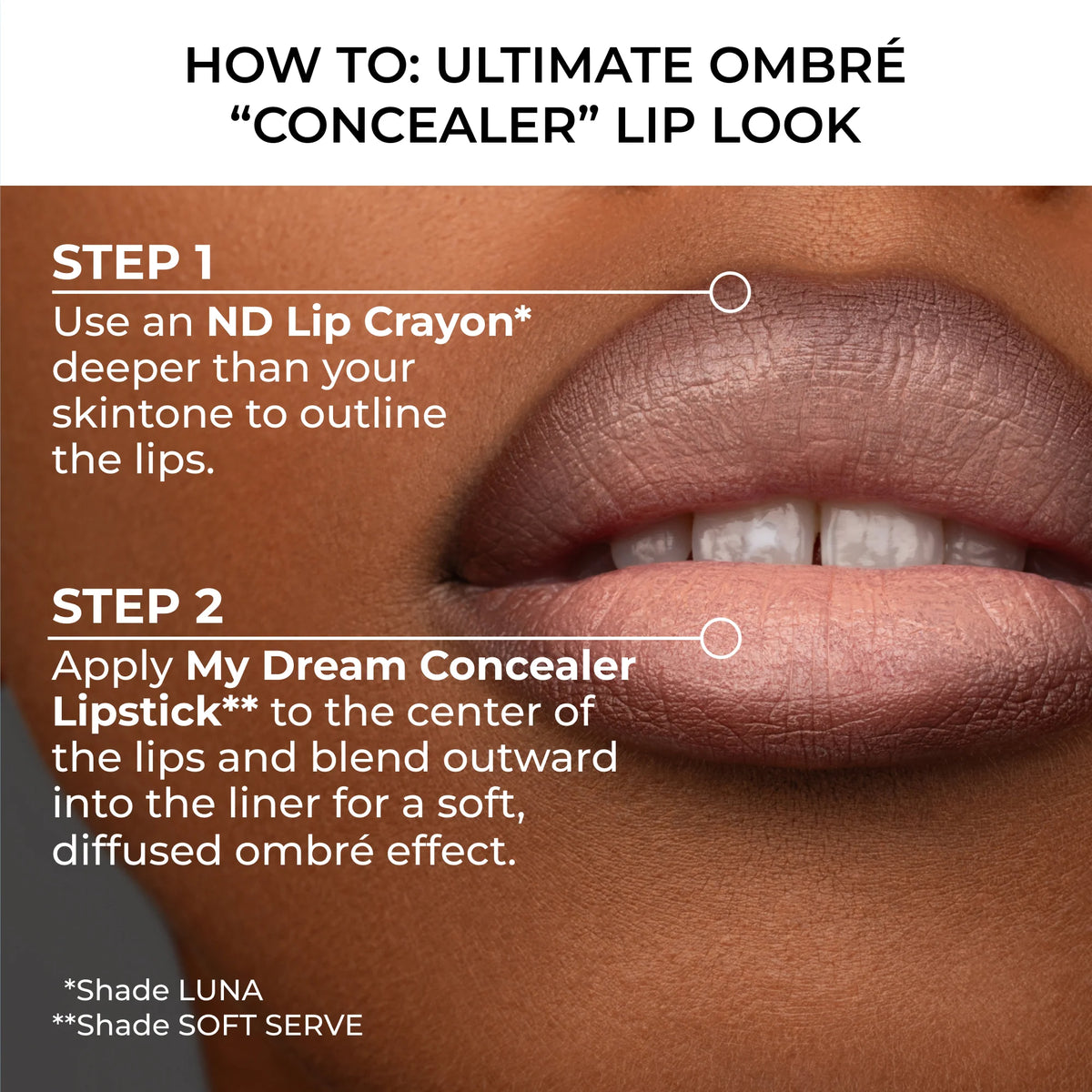 *PREORDEN: MY DREAM CONCEALER LIPSTICK - NATASHA DENONA / Labial hidratante