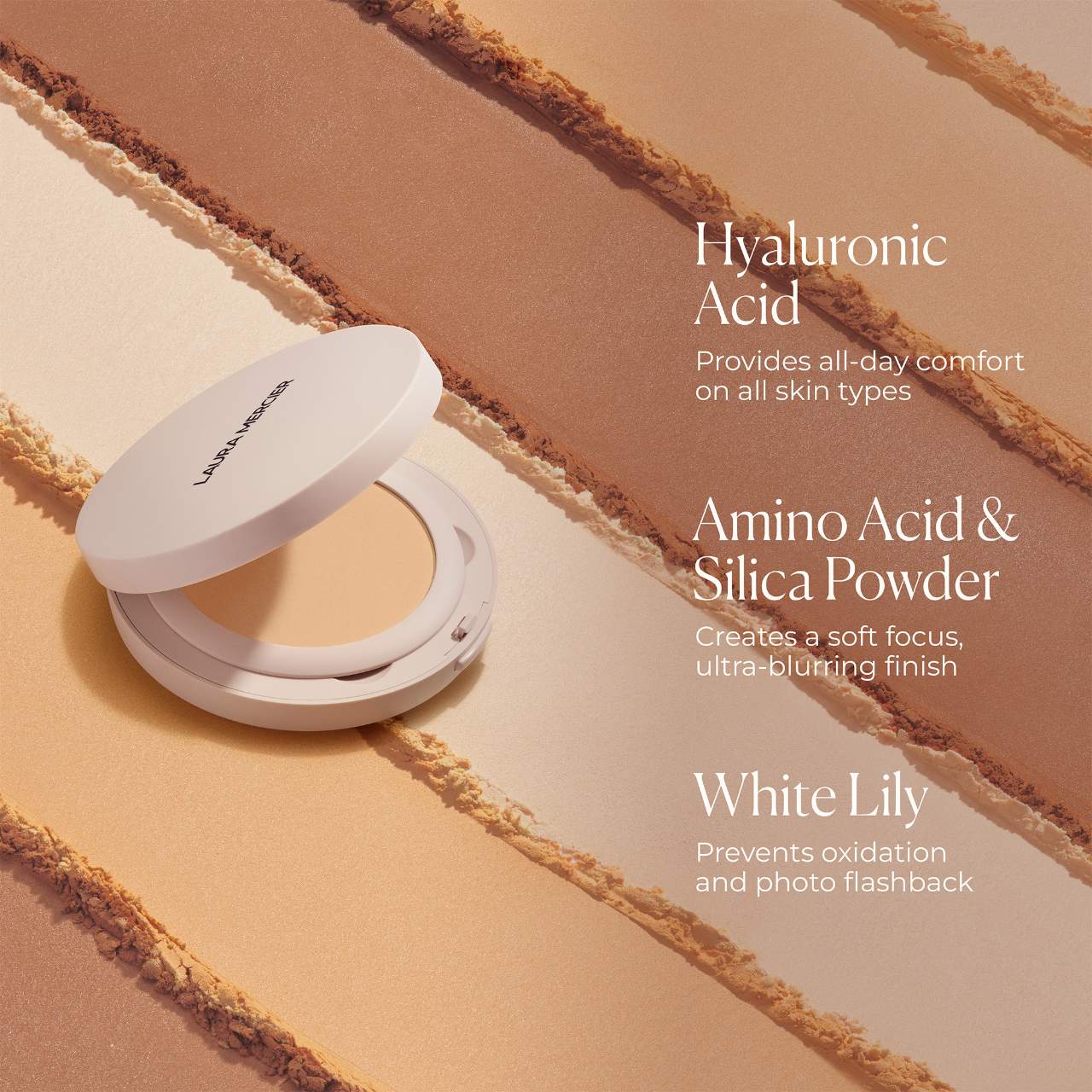 *PREORDEN: Ultra-Blur Talc-Free Waterproof Translucent Pressed Setting Powder - Laura Mercier / Polvo compacto
