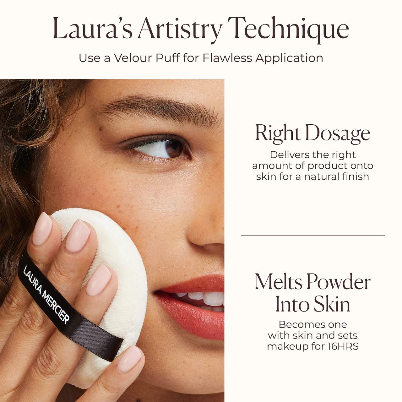 *PREORDEN: Ultra-Blur Talc-Free Waterproof Translucent Pressed Setting Powder - Laura Mercier / Polvo compacto